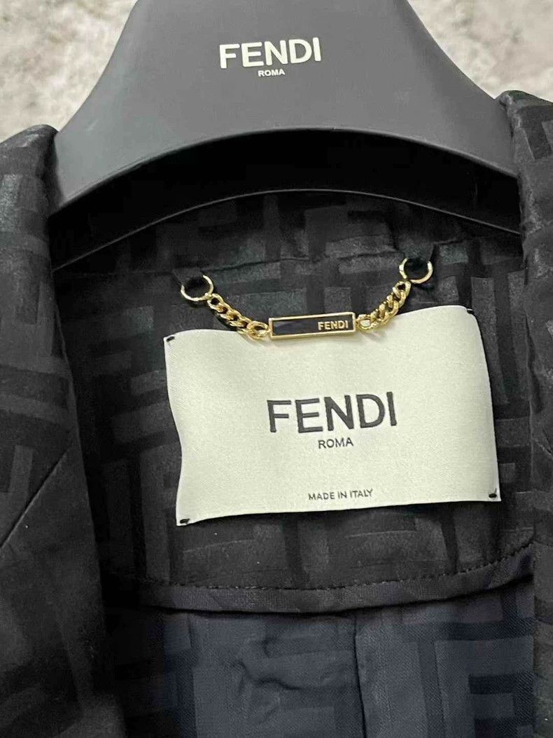 Fendi Fendi Monogram Printed Blazer Jacket Size US M / EU 48-50 / 2 - 6 Thumbnail