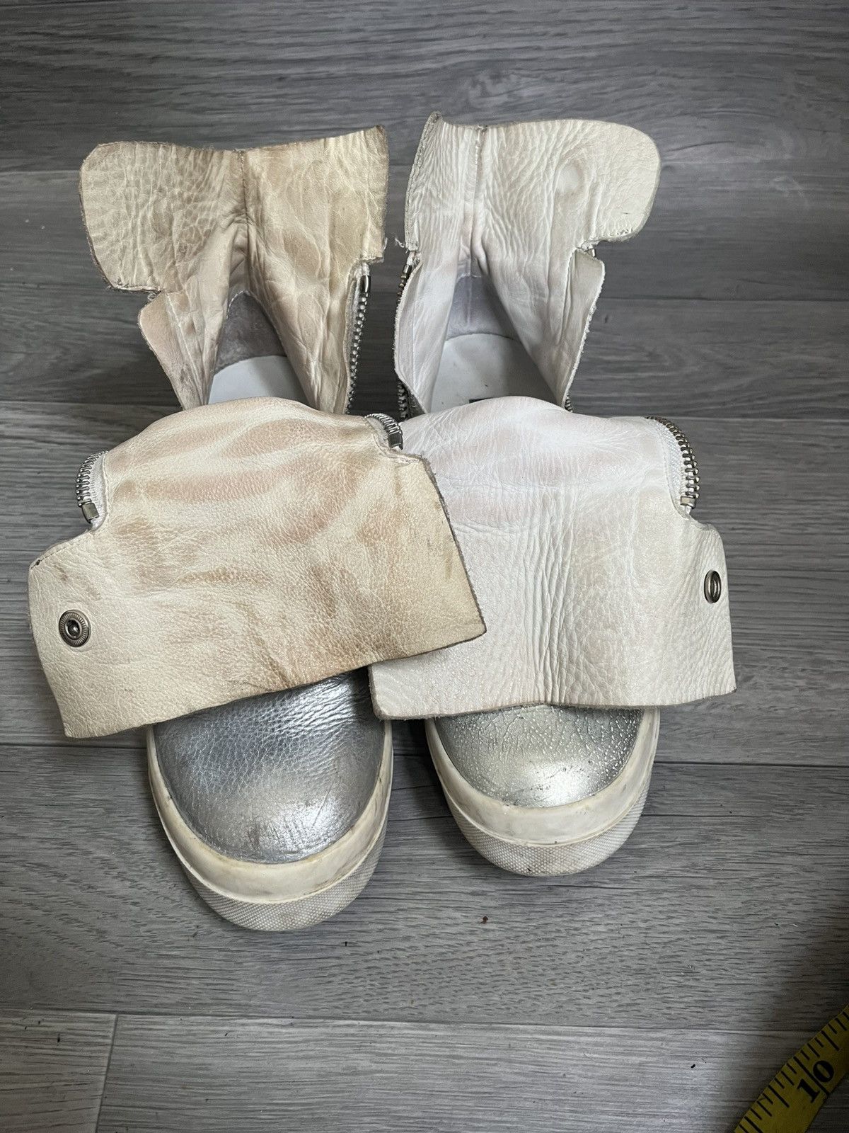 Cinzia Araia Cinza araia ,rick owens,drkshw style zipper shoes sz38 Size US 5 / EU 37 - 10 Thumbnail