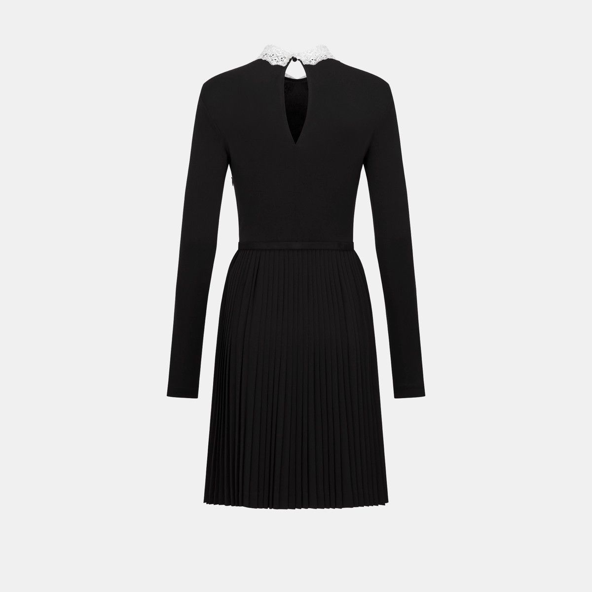 Dior o1bcso1str0225 Pleated Short Dress in Black Size S / US 4 / IT 40 - 2 Thumbnail