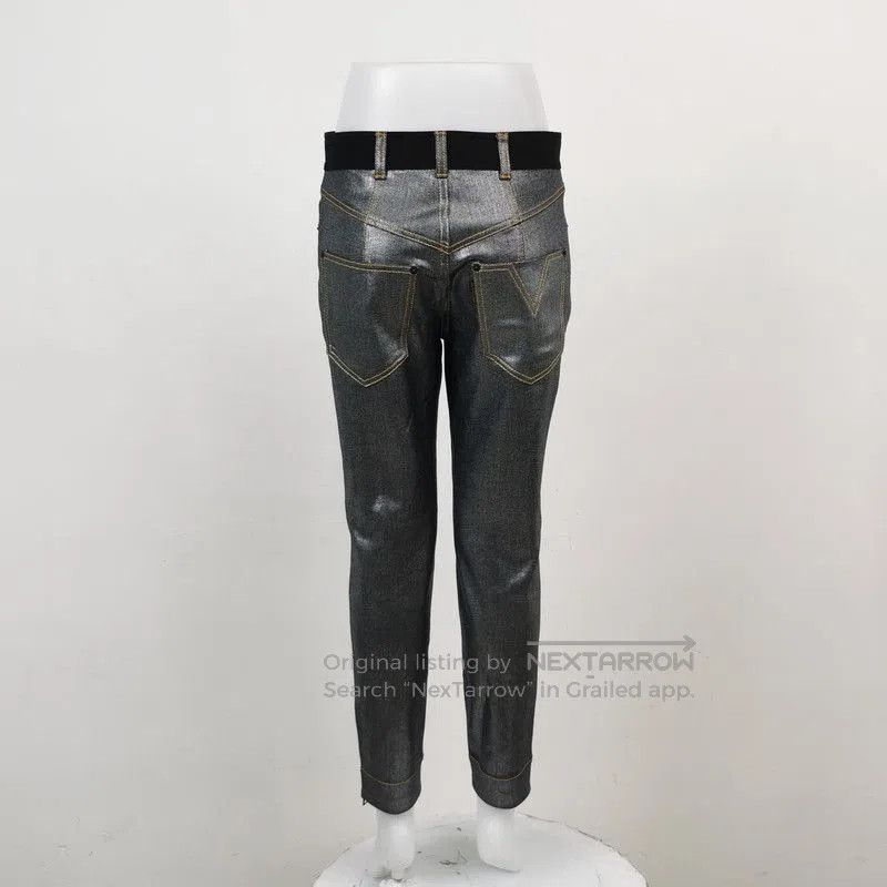 Louis Vuitton Louis Vuitton Metallic Contrast Trousers Size 38. Size US 38 / EU 54 - 2 Thumbnail