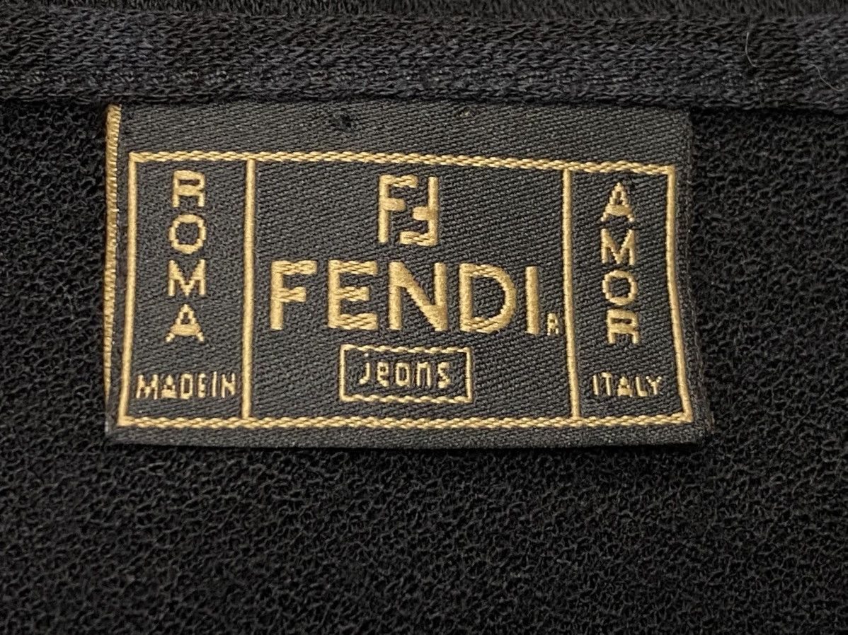 Fendi Vintage Fendi Monogram V-Neck Cardigan Size M / US 6-8 / IT 42-44 - 9 Thumbnail