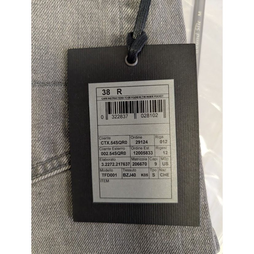 Tom Ford o1rshd1 Slim Denim Jeans in Grey Size US 38 / EU 54 - 20 Thumbnail