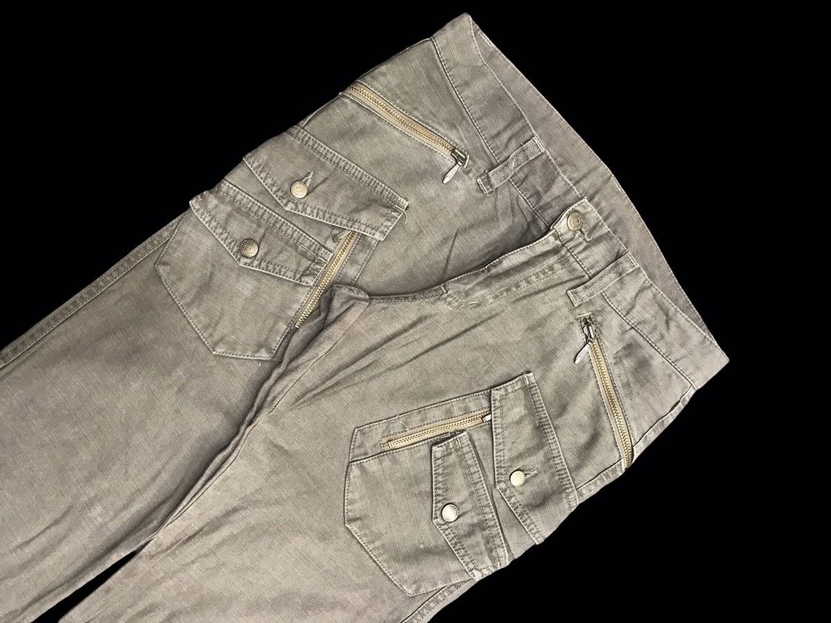 Tornado Mart 💥FLARE💥TORNADO MART Low Rise Flare Multipockets Pant F34 Size US 29 - 3 Thumbnail