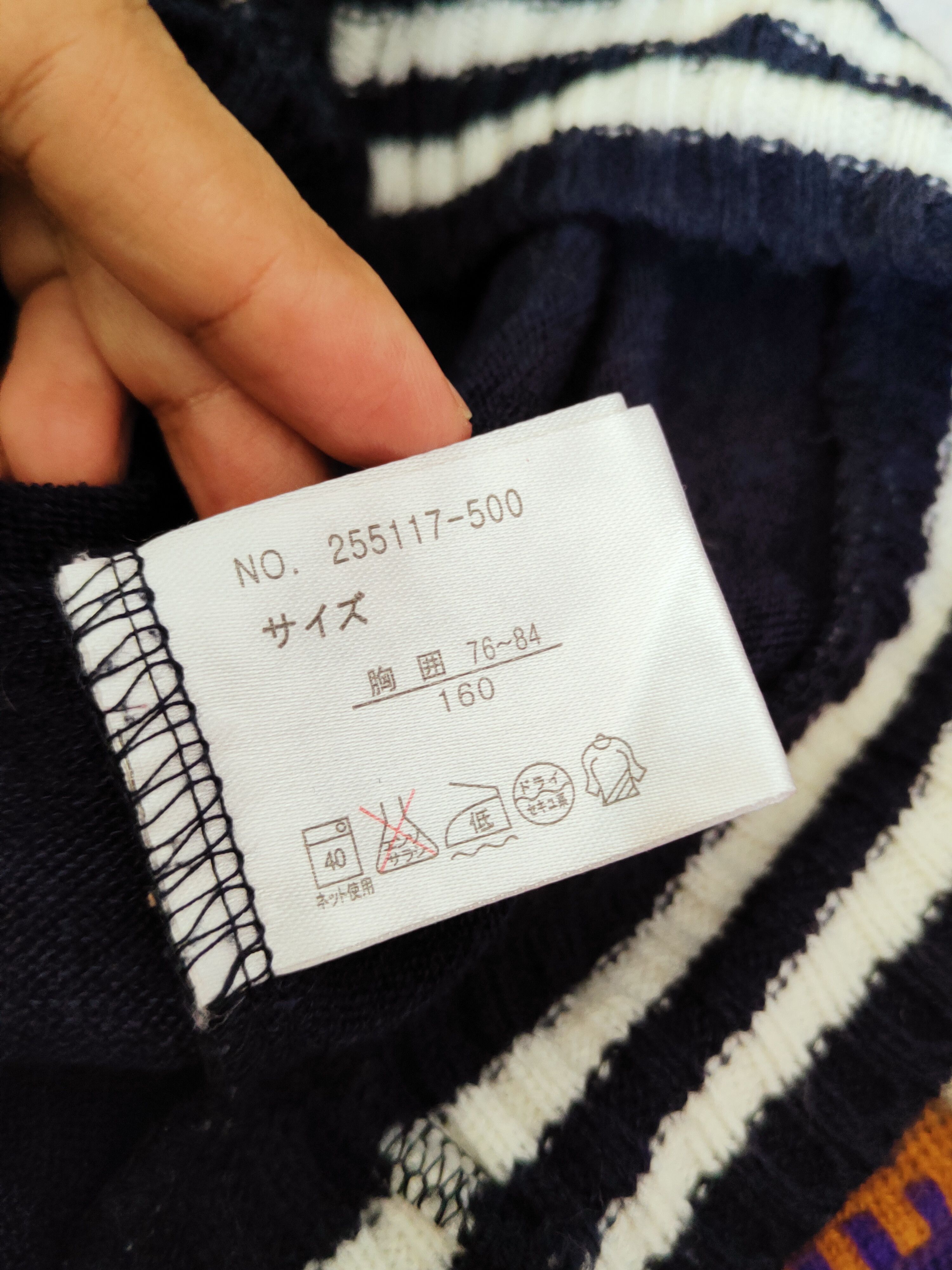Homespun Knitwear × Vintage Lalatasty Navy Hoodie Knitwear Cardigan #W663 Size S / US 4 / IT 40 - 13 Thumbnail