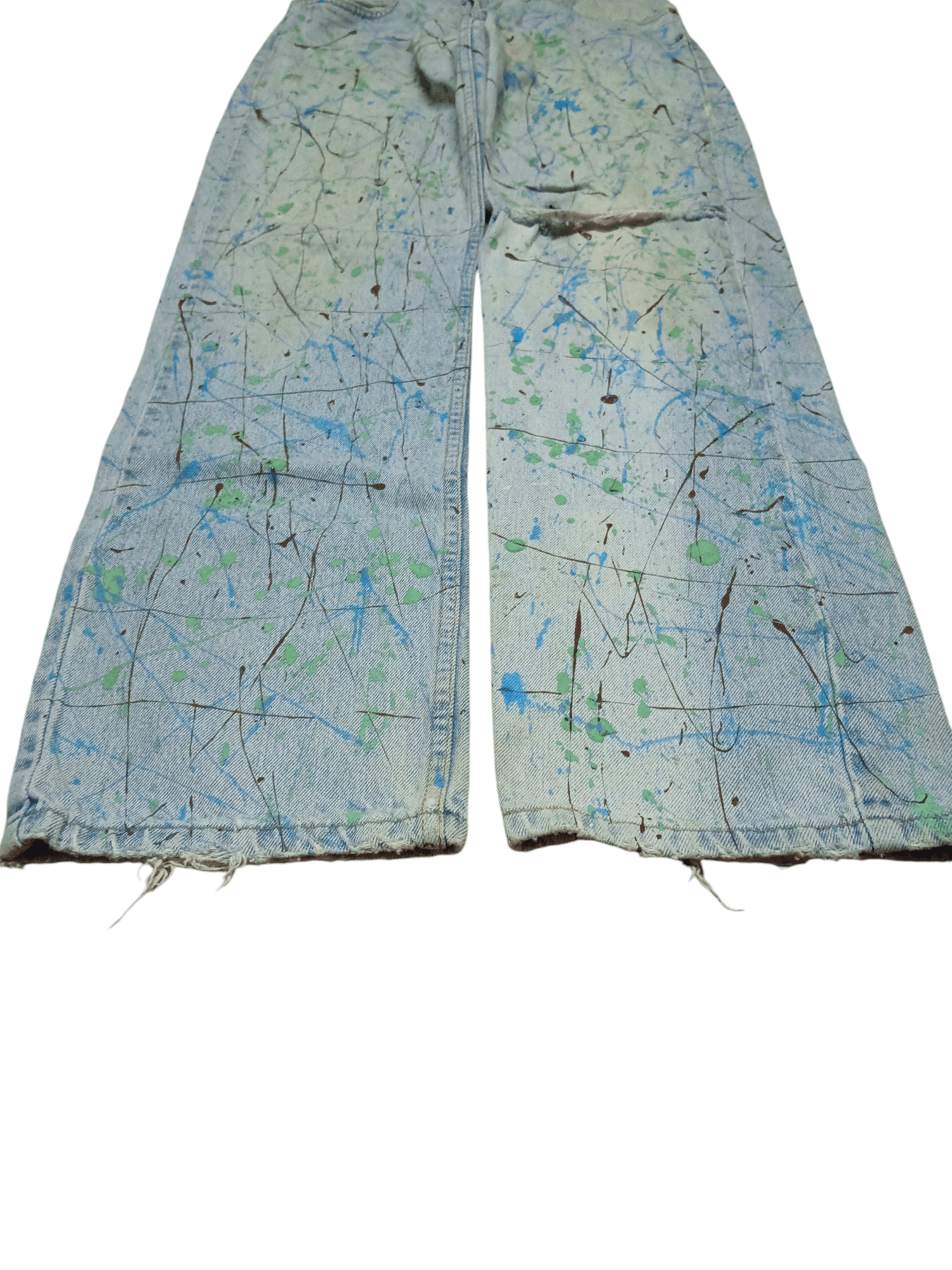 Levi's × Levi's Vintage Clothing vintage distressed levis 505 custom splatter paints Size US 33 - 5 Thumbnail