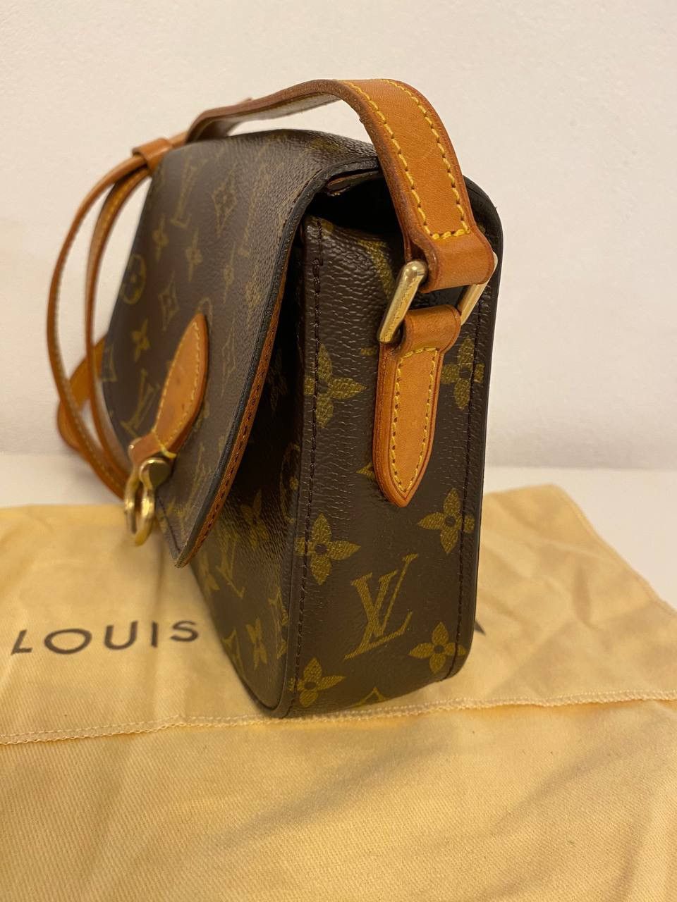 Louis Vuitton Louis Vuitton Saint Cloud Mini Monogram bag brown Leather Size ONE SIZE - 3 Thumbnail