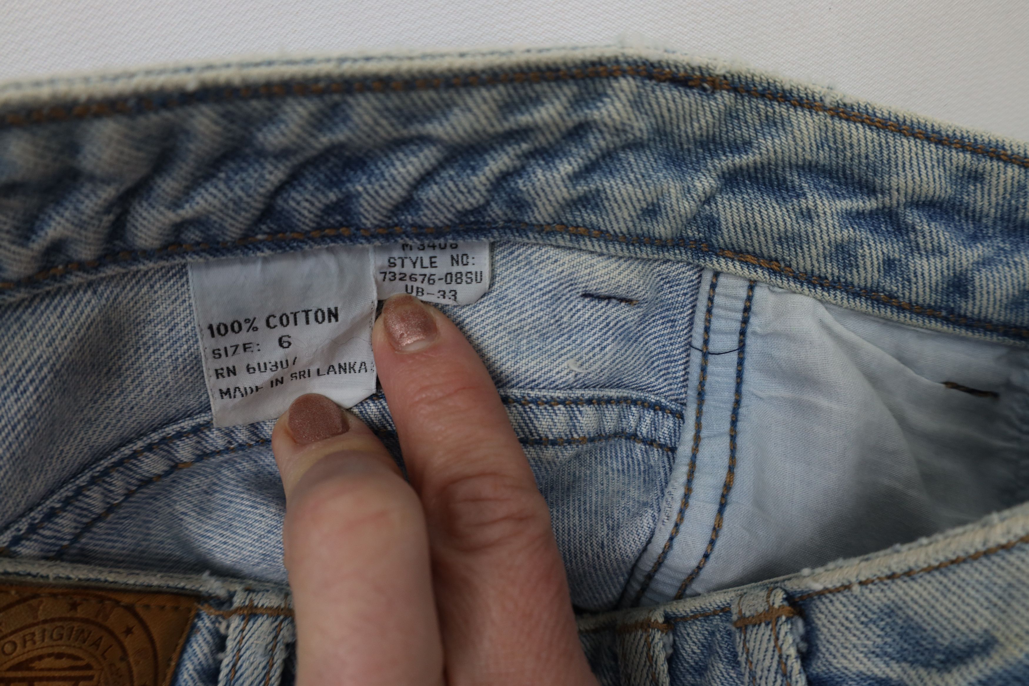 Vintage Vintage 90s Streetwear High Waist Tapered Leg Denim Jeans Size 28" / US 6 / IT 42 - 10 Thumbnail