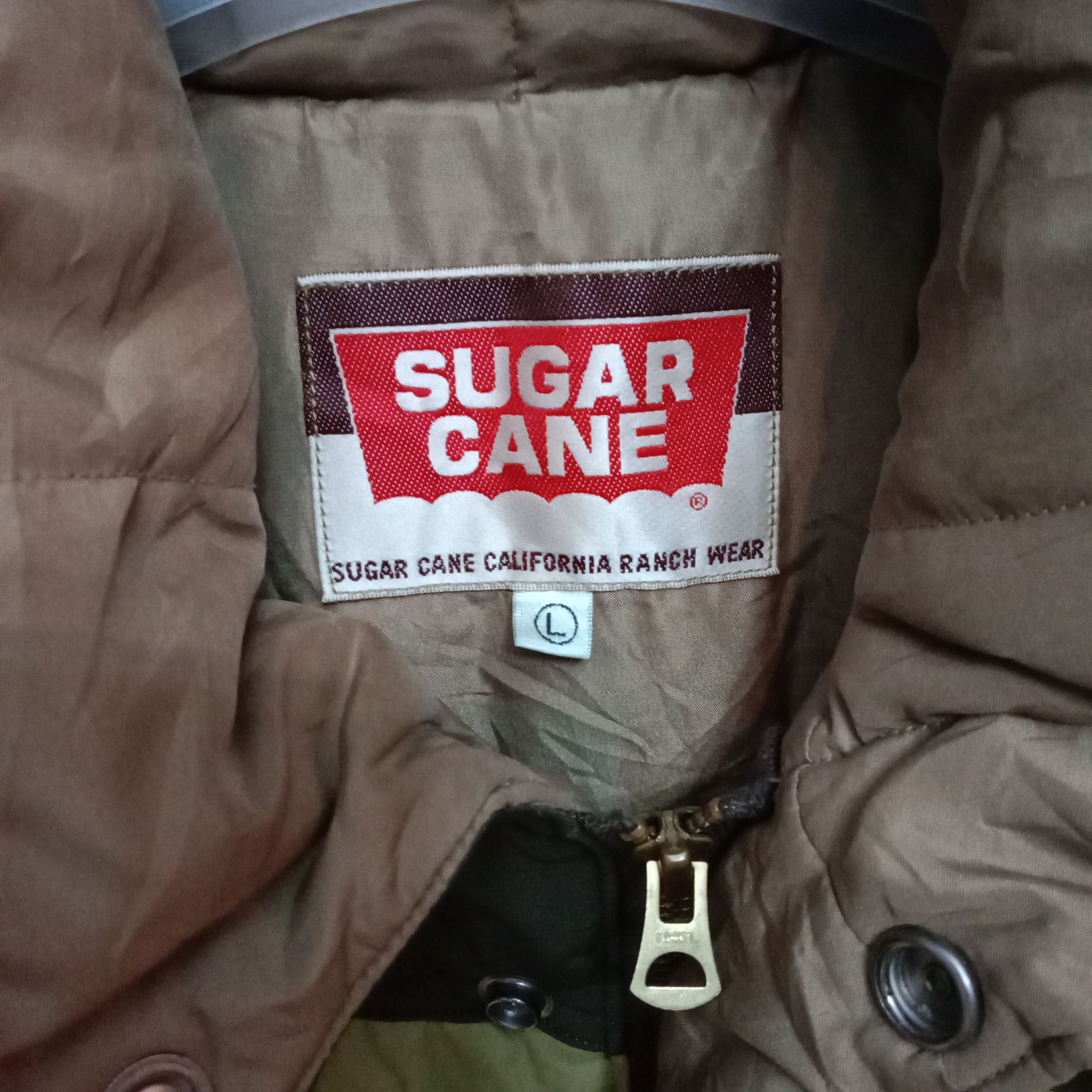 Designer × Japanese Brand × Sugar Cane Sugar cane down vest khaki Size US L / EU 52-54 / 3 - 3 Thumbnail