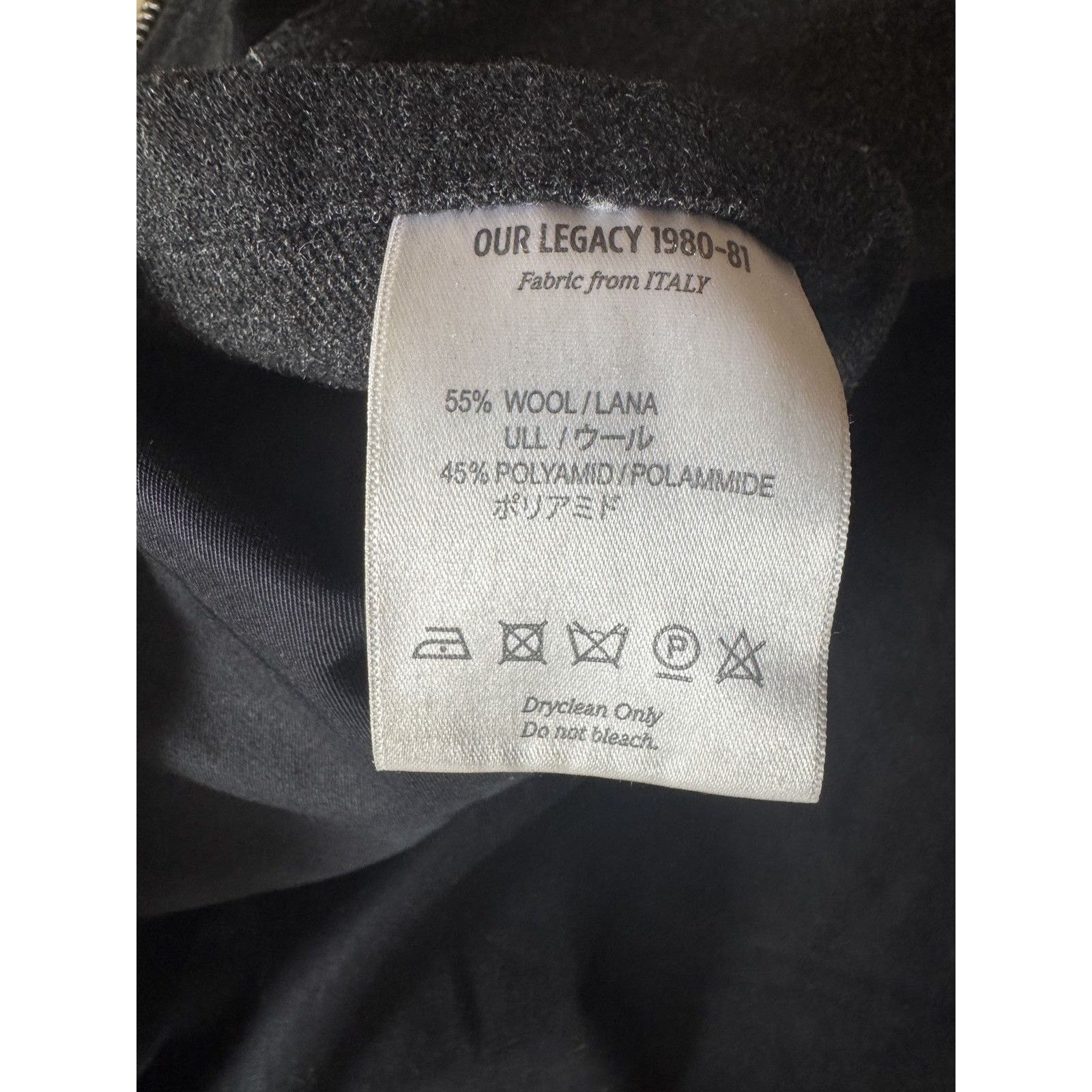Our Legacy Vintage Our Legacy 1980-81 Wool Bomber Jacket Size US L / EU 52-54 / 3 - 10 Thumbnail