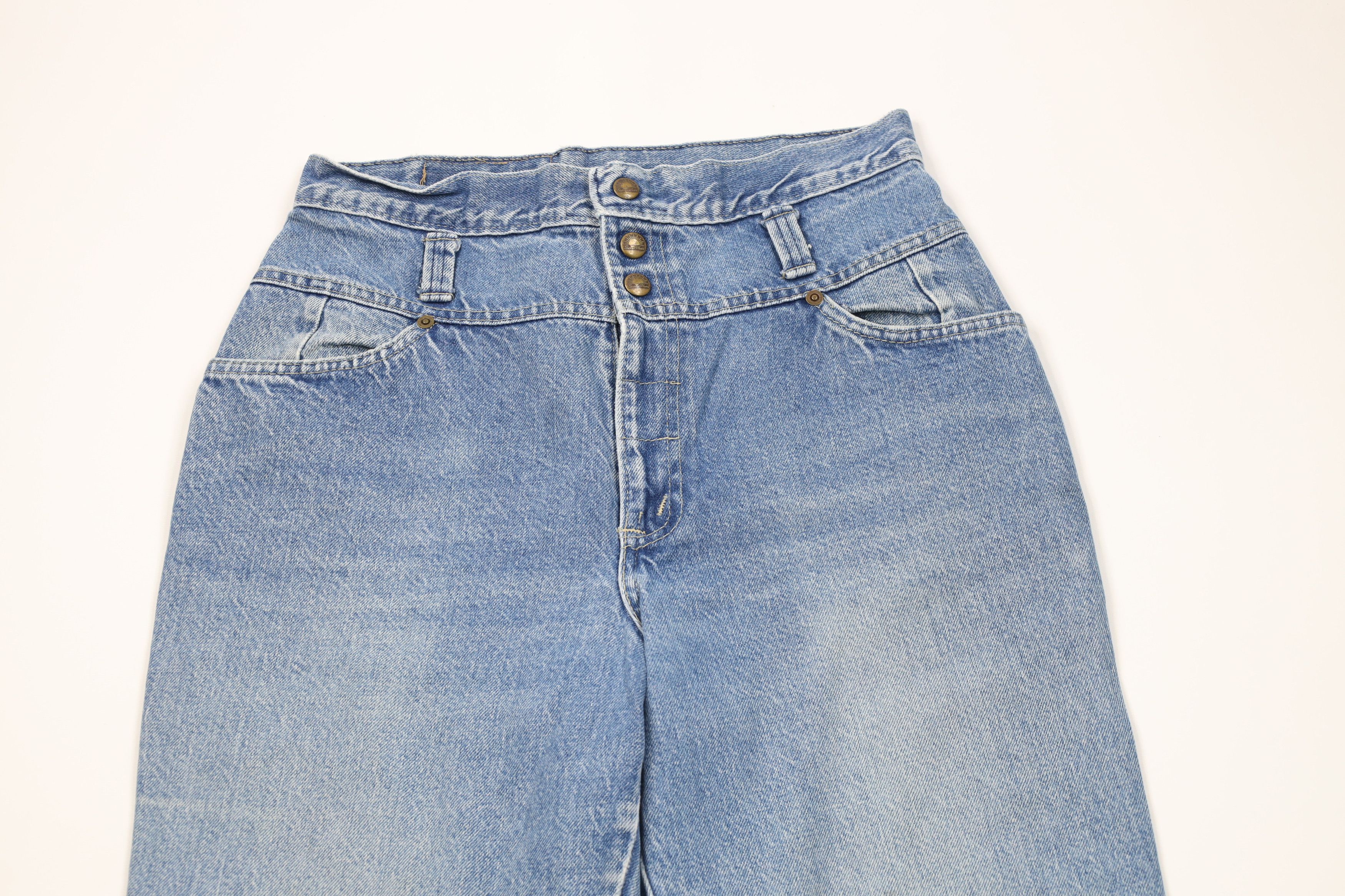 Vintage Vintage 90s Streetwear Tapered Leg Denim Jeans USA Size 34" / US 12 / IT 48 - 2 Thumbnail