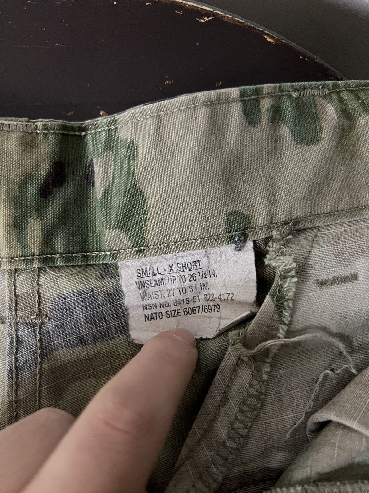 Vintage US Army Military Combat 8 Pocket Cargo Button Up Pants Size US 31 - 6 Thumbnail