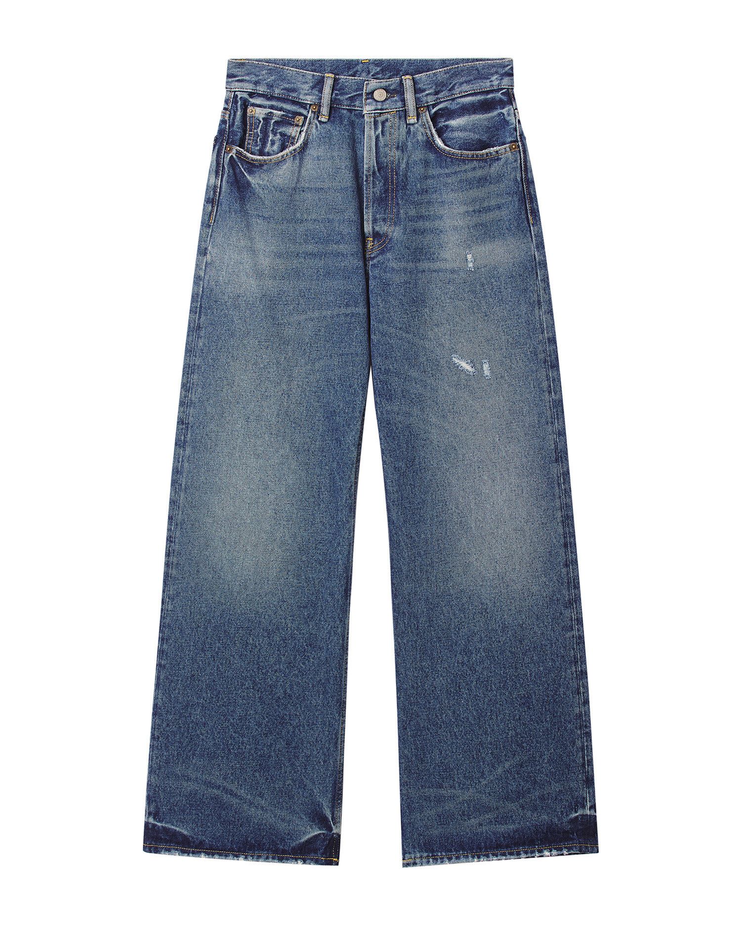Acne Studios Acne Studios 2021F LOOSE FIT Distressed Detail Jeans Size 26" / US 2 / IT 38 - 1 Thumbnail