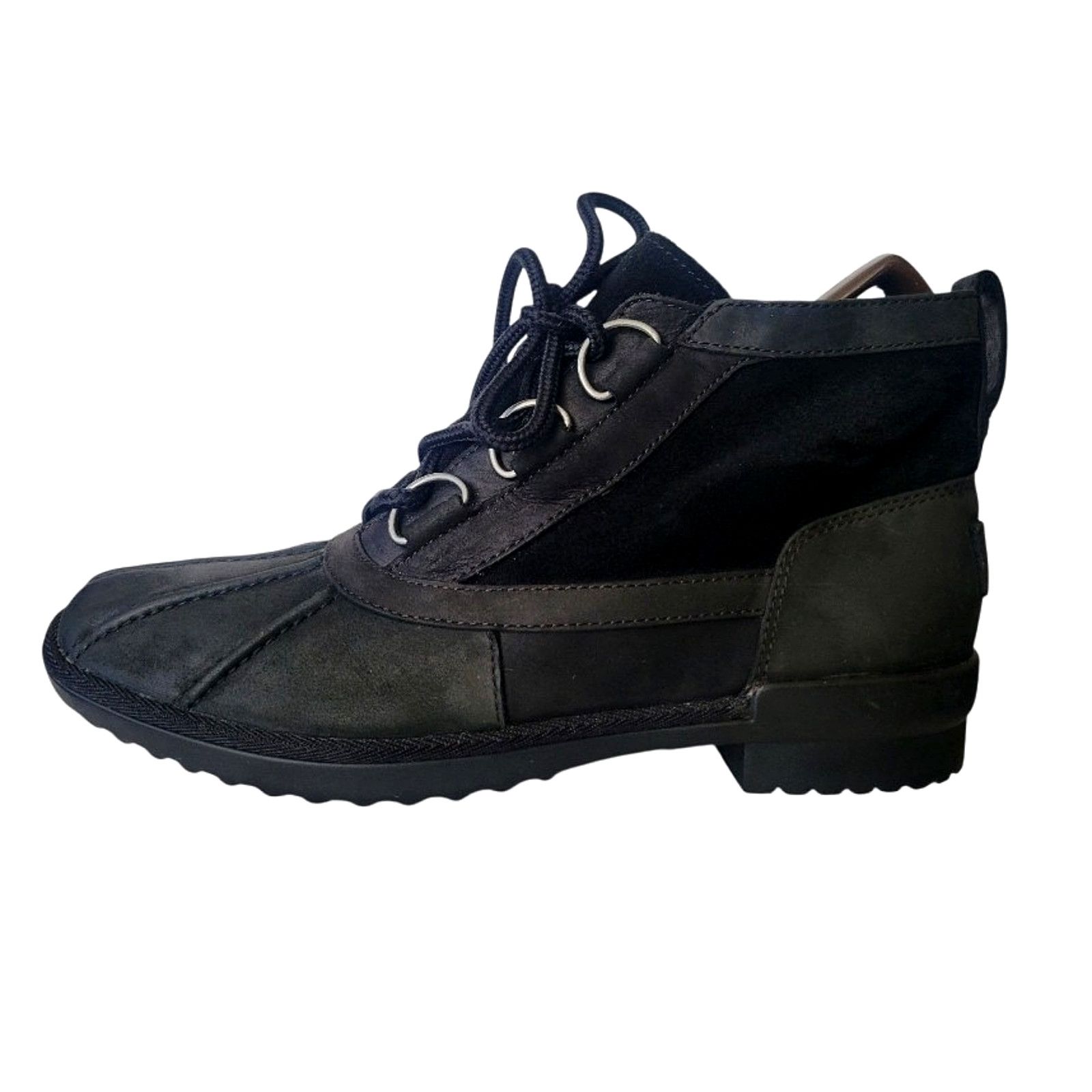 Ugg UGG Heather Boots Women Waterproof Duck Black US 8 / EU 39 Size US 8 / IT 38 - 1 Thumbnail