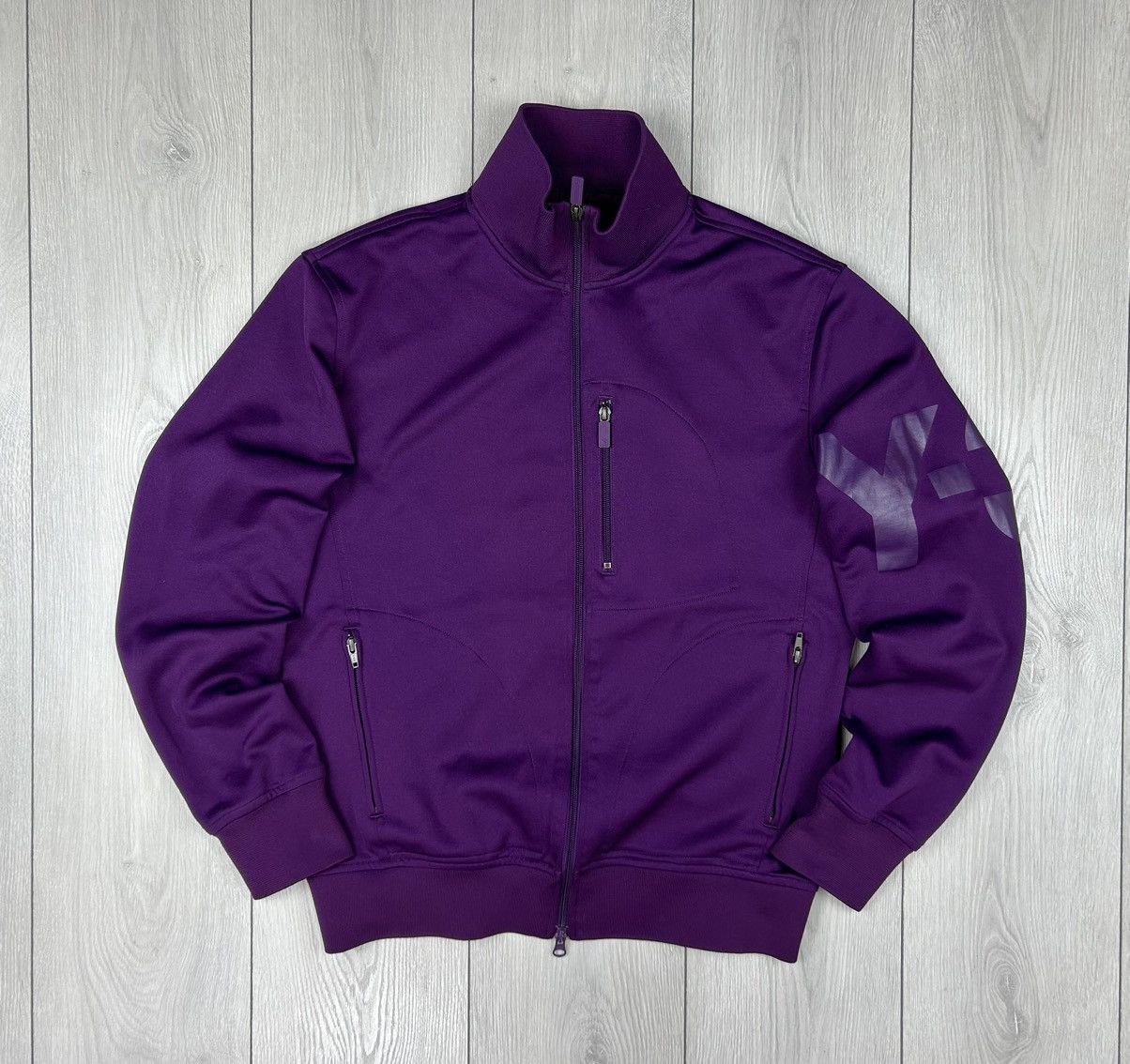Adidas × Vintage × Y-3 Y-3 x Adidas vintage Zip Track Jacket Violet Size L Size US L / EU 52-54 / 3 - 3 Thumbnail