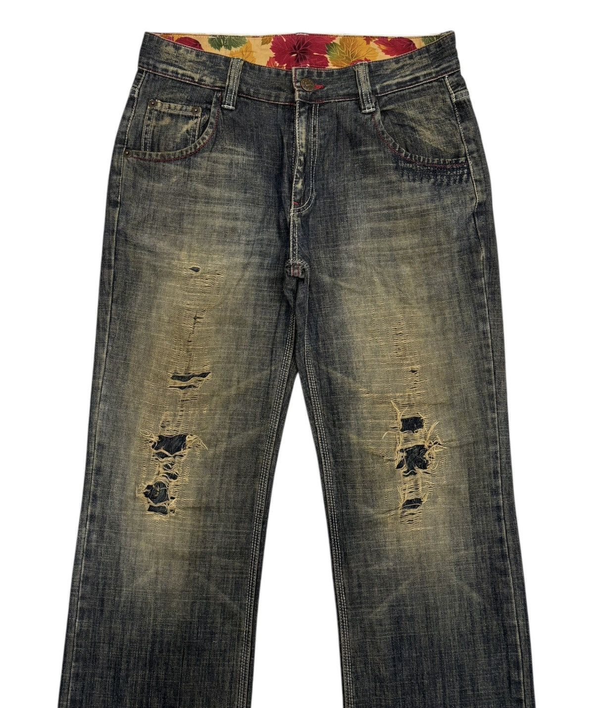 Hysteric Glamour 🔥VINTAGE JAPANESE J DANIEL RUSTY BAGGY DISTRESSED DENIM JEAN Size US 32 / EU 48 - 5 Thumbnail
