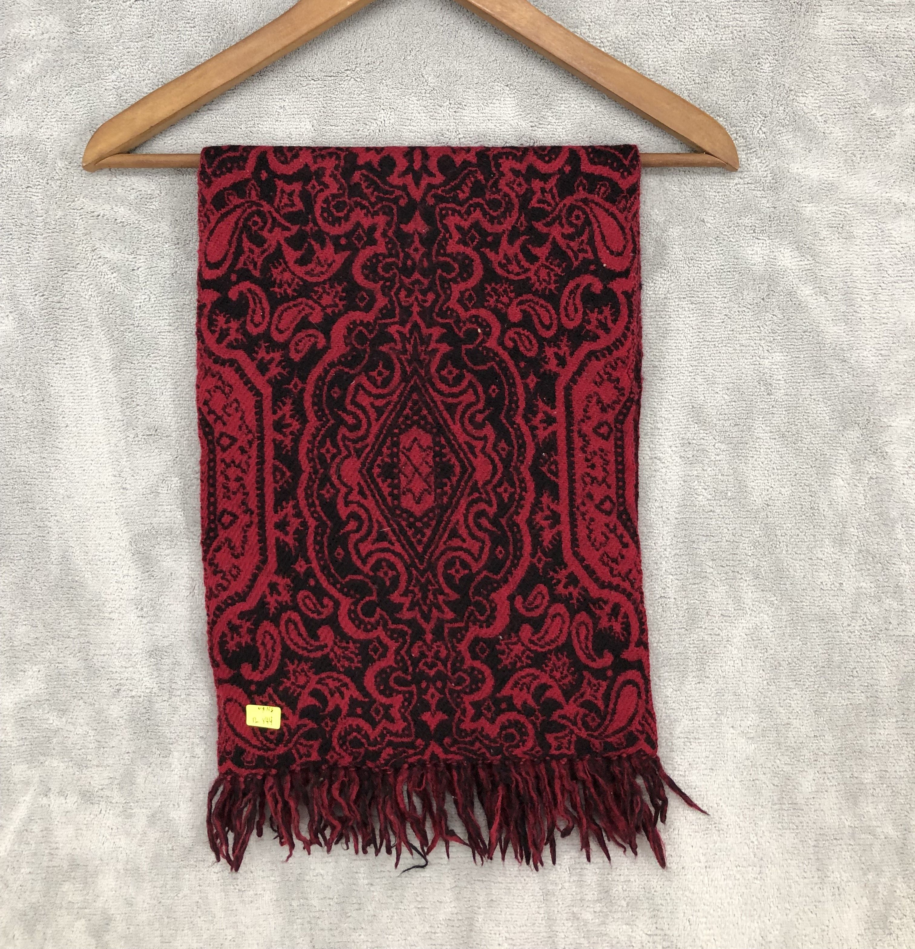 Japanese Brand × Vintage Vintage Damask Pattern Scarf Muffler Neck scarf Size ONE SIZE - 1 Thumbnail