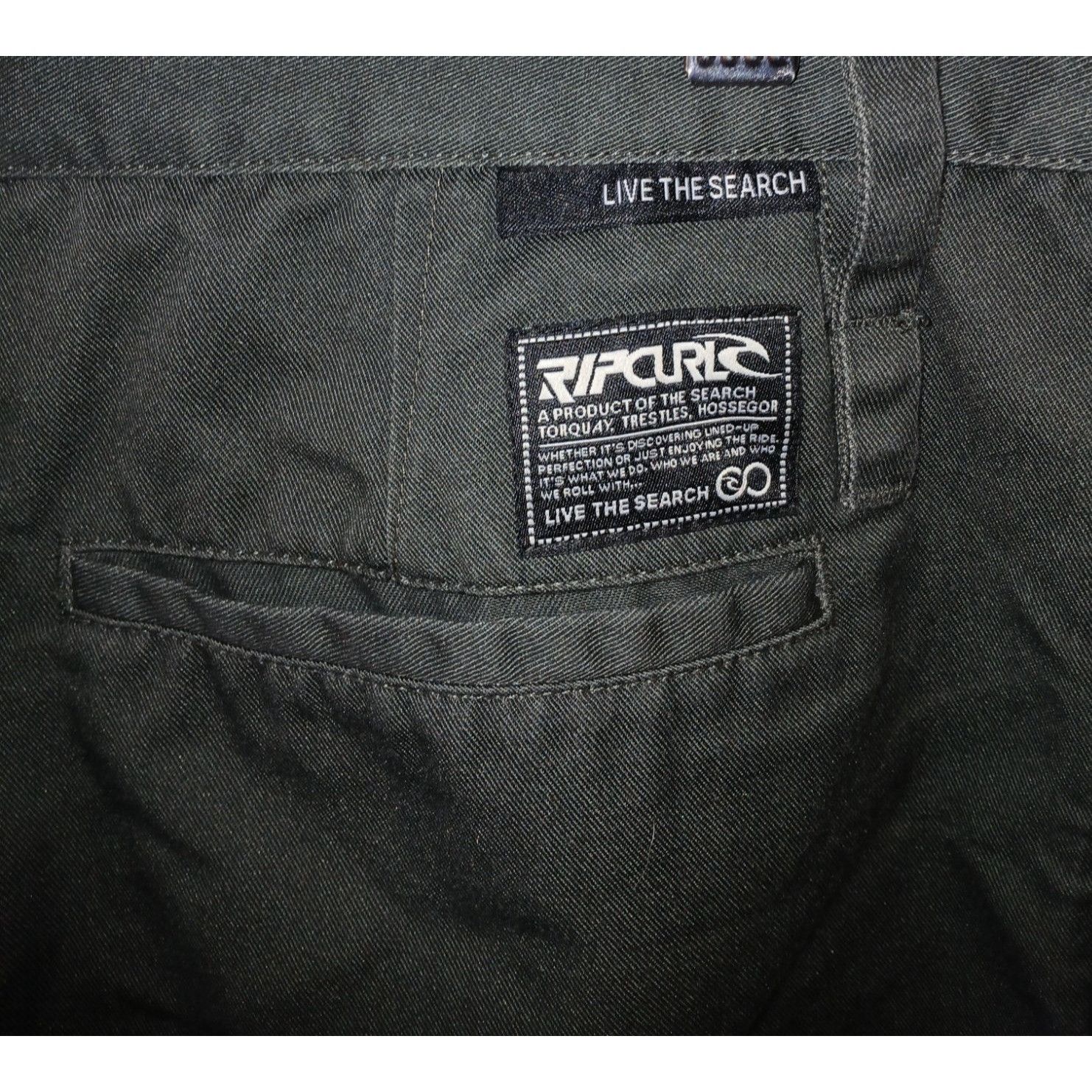 Rip Curl Rip Curl Mens Black Cargo Pants Size 36 - JK12-PP Size US 36 / EU 52 - 4 Thumbnail