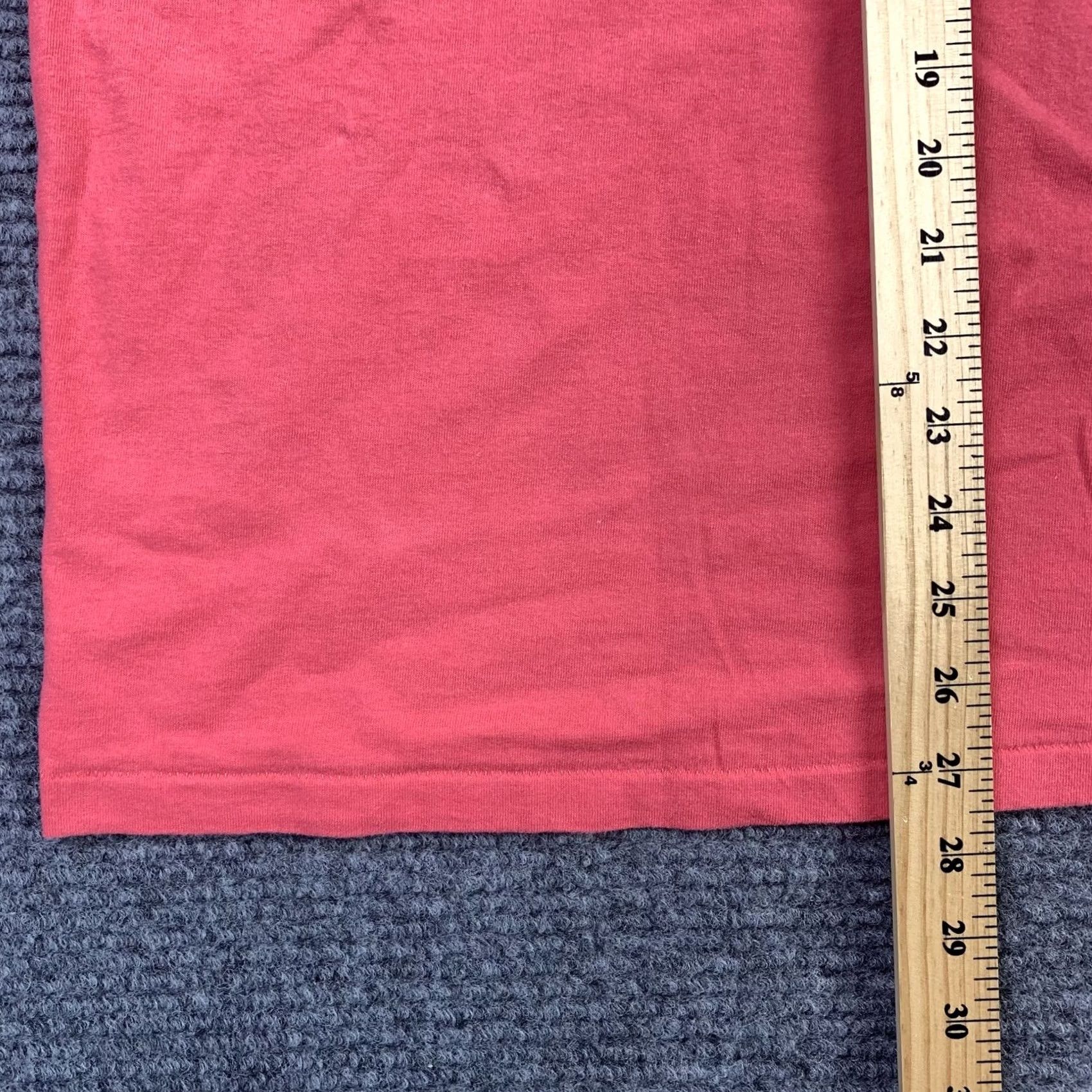 Vintage VINTAGE 90s Just My Size T-Shirt Womens Plus 3X Short Sleeve Crew Neck Pink Cotton Blank Size XXL / US 16-18 / IT 52-54 - 6 Thumbnail