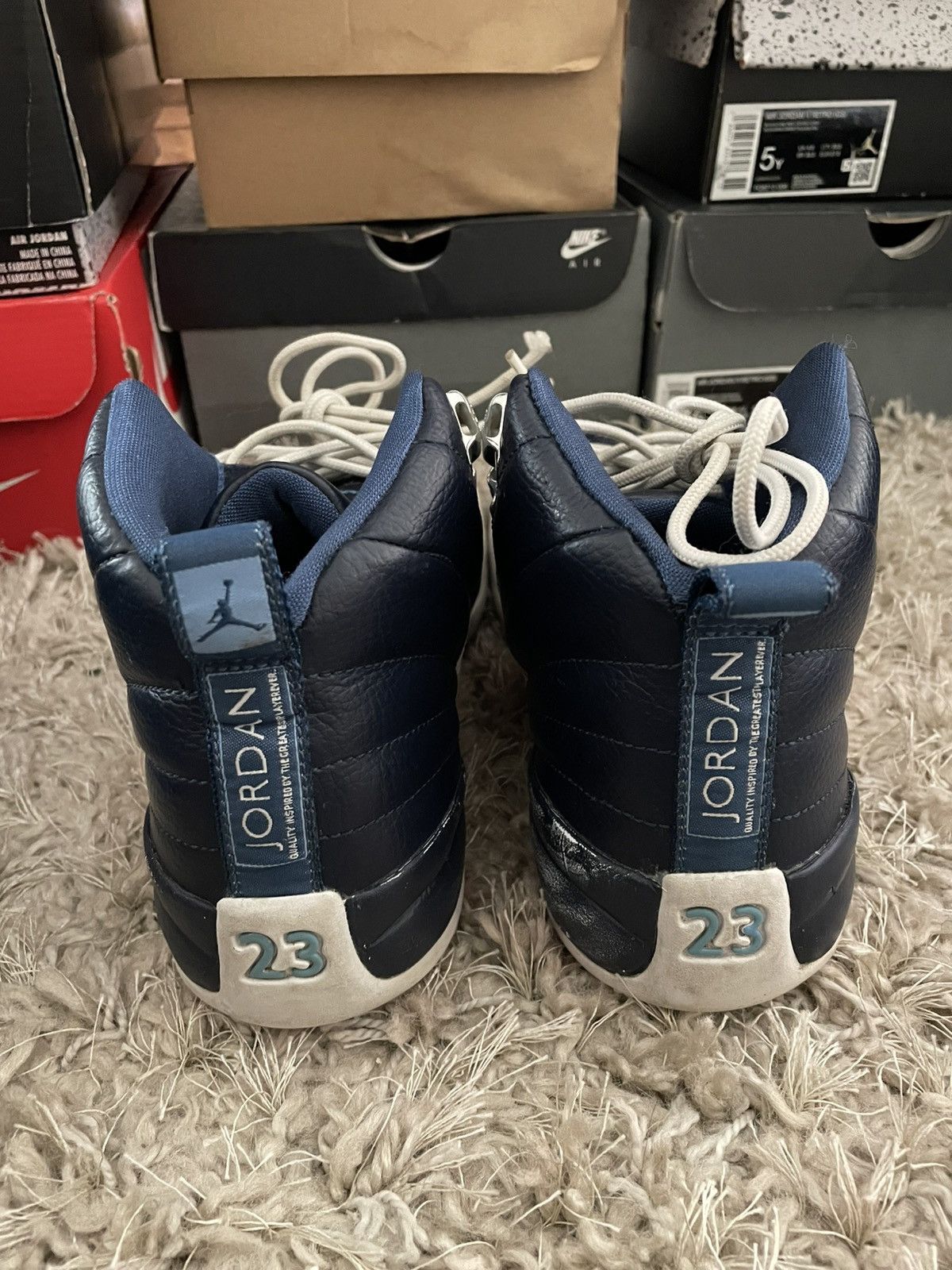 Jordan Brand Jordan 12 Obsidian Size US 6.5 / EU 39-40 - 6 Thumbnail