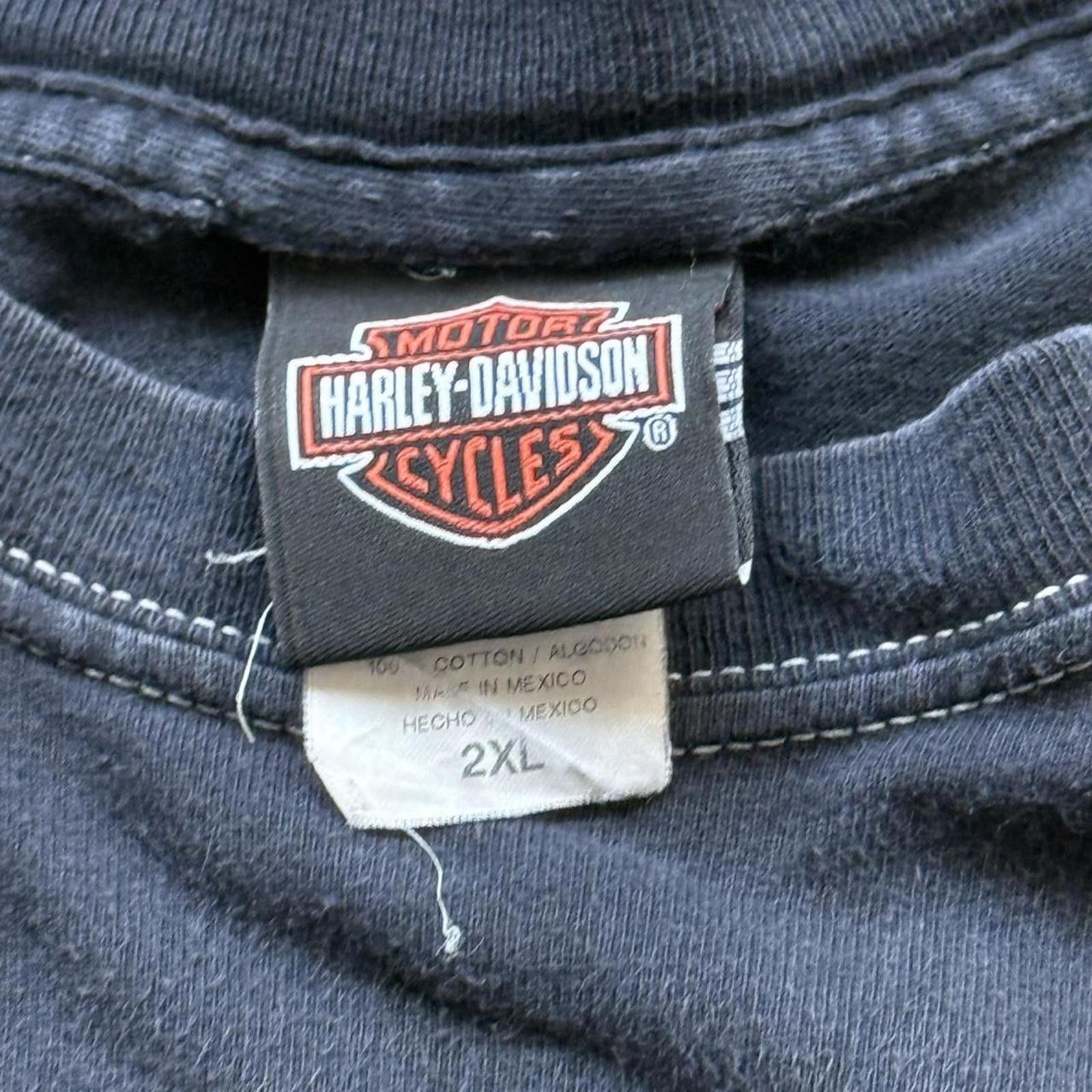 Harley Davidson Harley-Davidson 2008 “105th anniversary skull” Y2K T-shirt Size US XXL / EU 58 / 5 - 7 Thumbnail