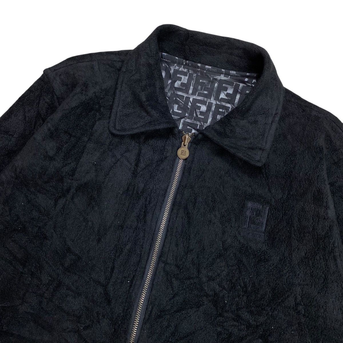 Fendi Fendi Monogram Reversible Jacket Size US XL / EU 56 / 4 - 6 Thumbnail