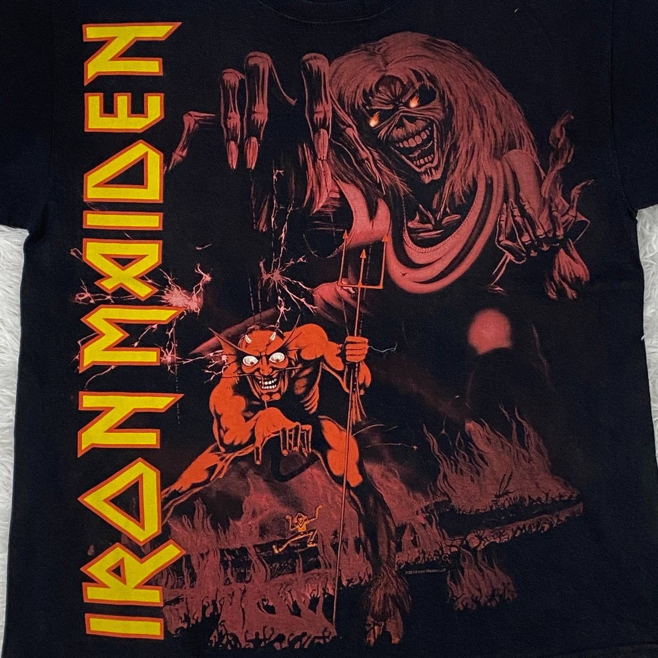 Hanes Vintage Y2K iron maiden band big print Size US L / EU 52-54 / 3 - 2 Thumbnail