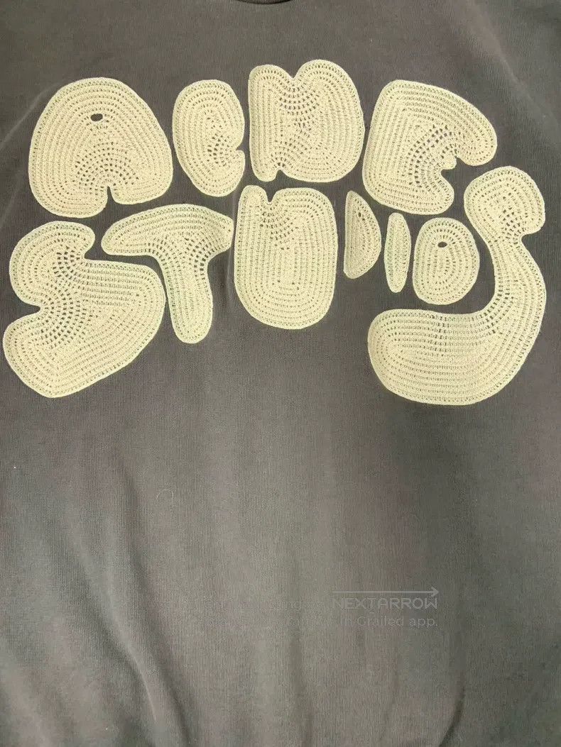 Acne Studios Acne Studios Logo letter embroidery long sleeve hooded swe Size US XS / EU 42 / 0 - 3 Thumbnail