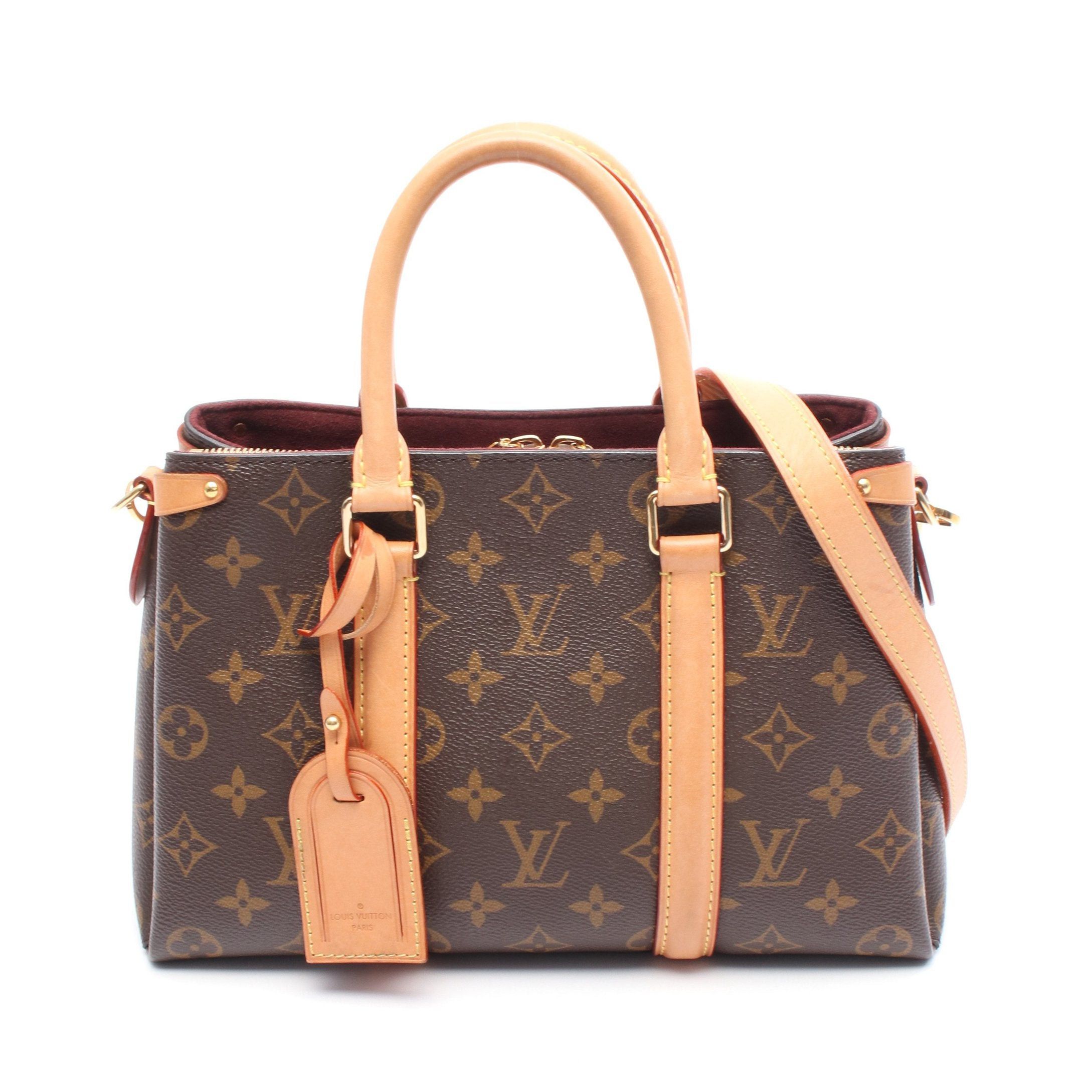 Louis Vuitton Louis Vuitton Soufflot Bb Monogram Handbag Leather Brown Size ONE SIZE - 1 Thumbnail