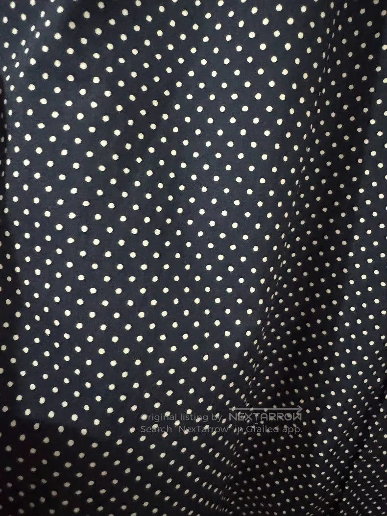 Saint Laurent Paris Saint Laurent Paris Starry Print Blue and White Polka Dot Size XS / US 0-2 / IT 36-38 - 3 Thumbnail