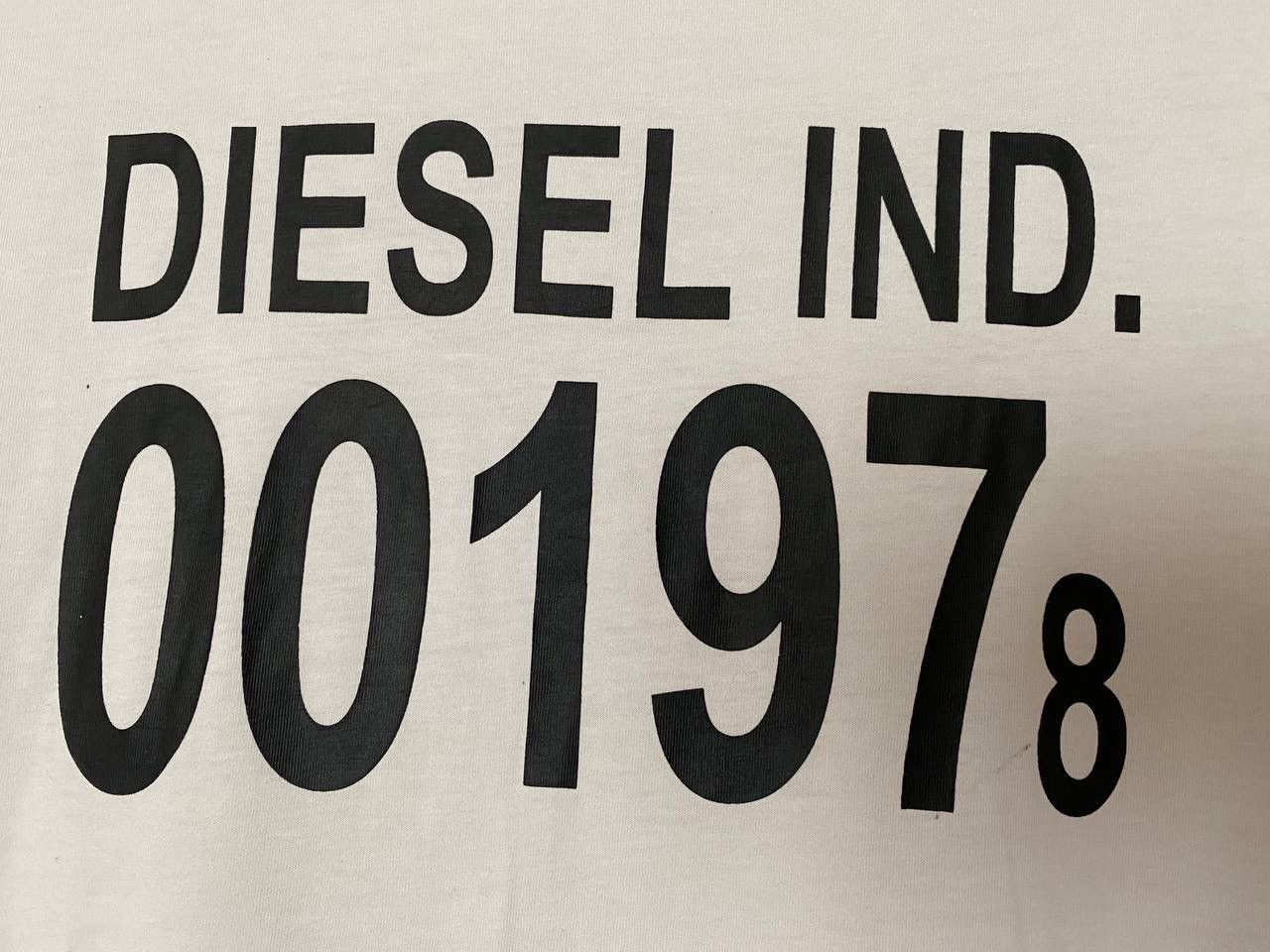 Diesel × Diesel Black Gold × Vintage 🔥 Diesel Industries T-Diego Graphic Logo White Graphic Front Size US M / EU 48-50 / 2 - 4 Thumbnail