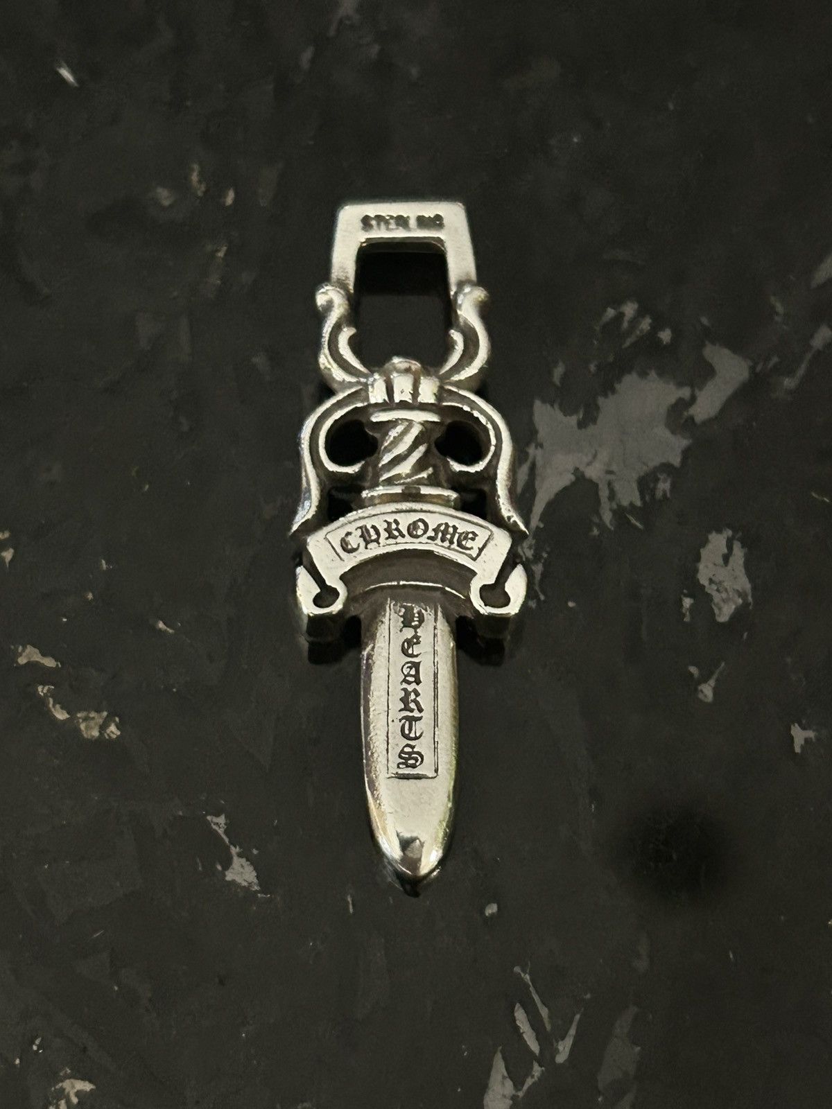 Chrome Hearts CHROME HEARTS #10 SILVER DAGGER PENDANT | Grailed