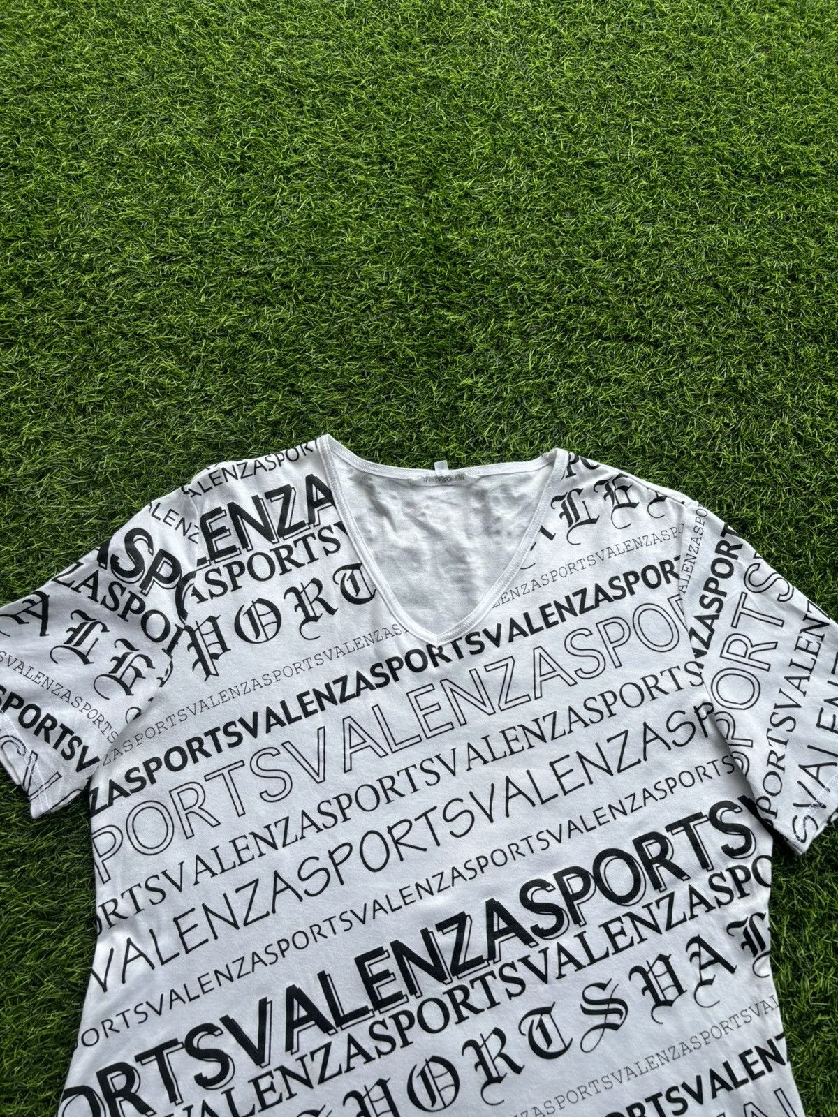 Japanese Brand Japanese Valenza Sports Full Print Tshirt Size L / US 10 / IT 46 - 2 Thumbnail