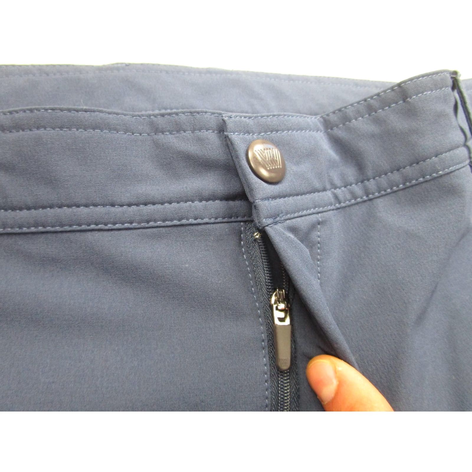 Vintage Mack Weldon Jogger Pants Mens XL Navy Blue Stretch Cuffed Zip Pockets Athletic Cross-Body Life: Activewear Casual Size US 36 / EU 52 - 7 Thumbnail