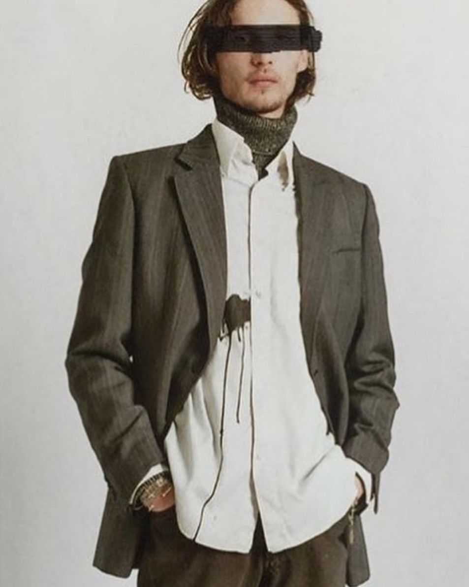 Maison Margiela FW2004 Wool Camel Ribbed Turtleneck Knit Sweater Size US M / EU 48-50 / 2 - 1 Thumbnail
