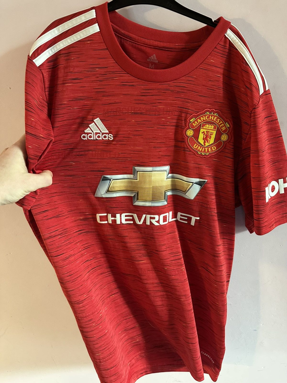 Adidas × Vintage Shirt Manchester united 2020/2021 good contition Size US M / EU 48-50 / 2 - 1 Thumbnail