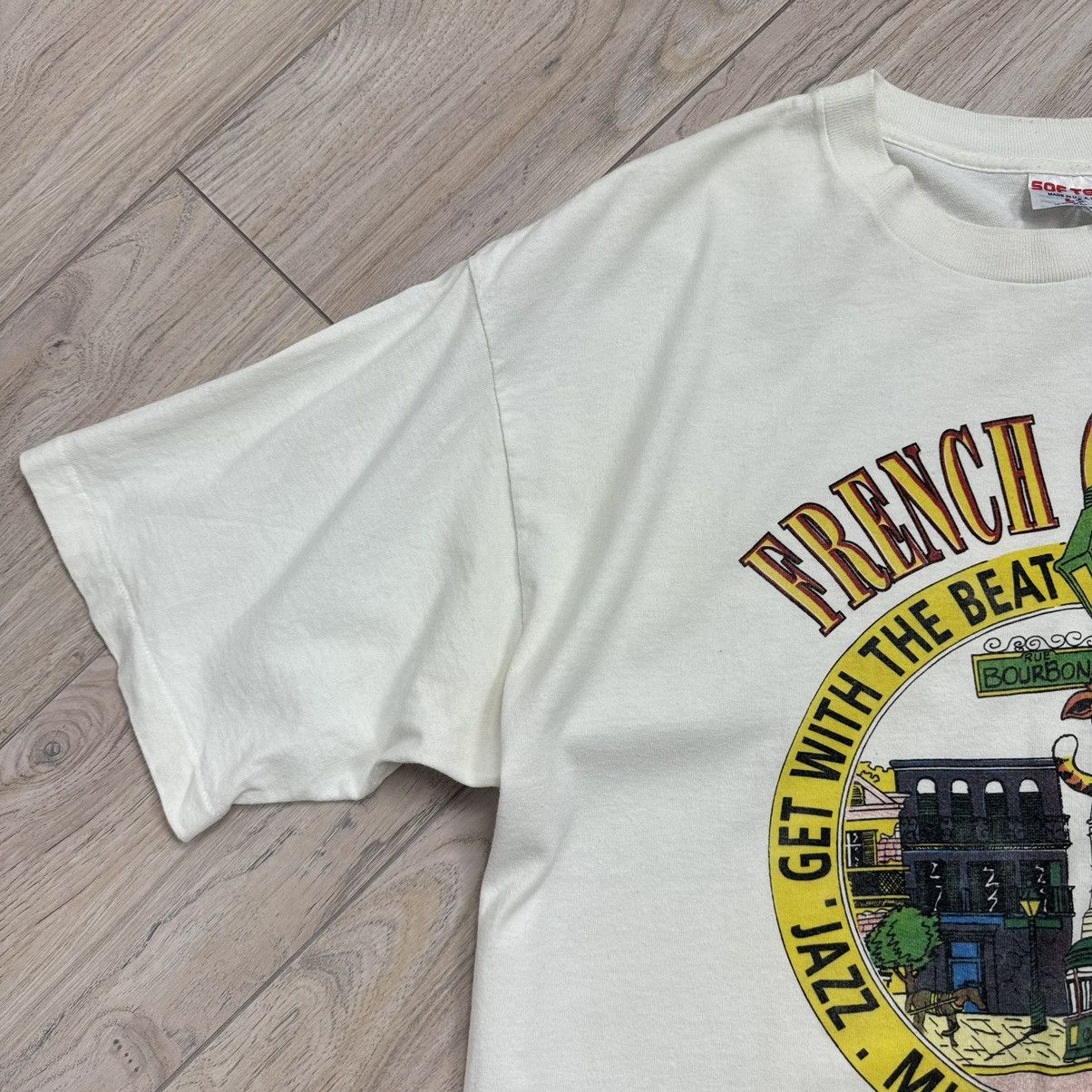 Band Tees Vintage 90s Single Stitch French Quarter New Orleans T-shirt Size US XL / EU 56 / 4 - 4 Thumbnail