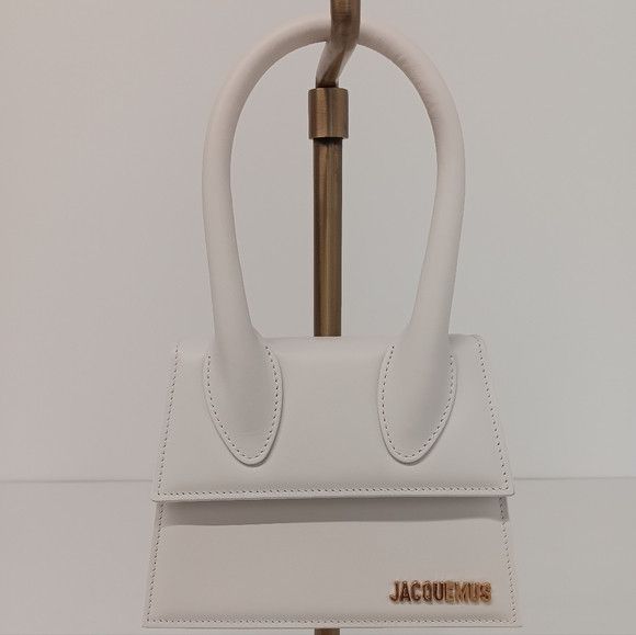 Jacquemus Jacquemus Le Chiquito Moyen Top-Handle Leather Bag - White Size ONE SIZE - 2 Thumbnail