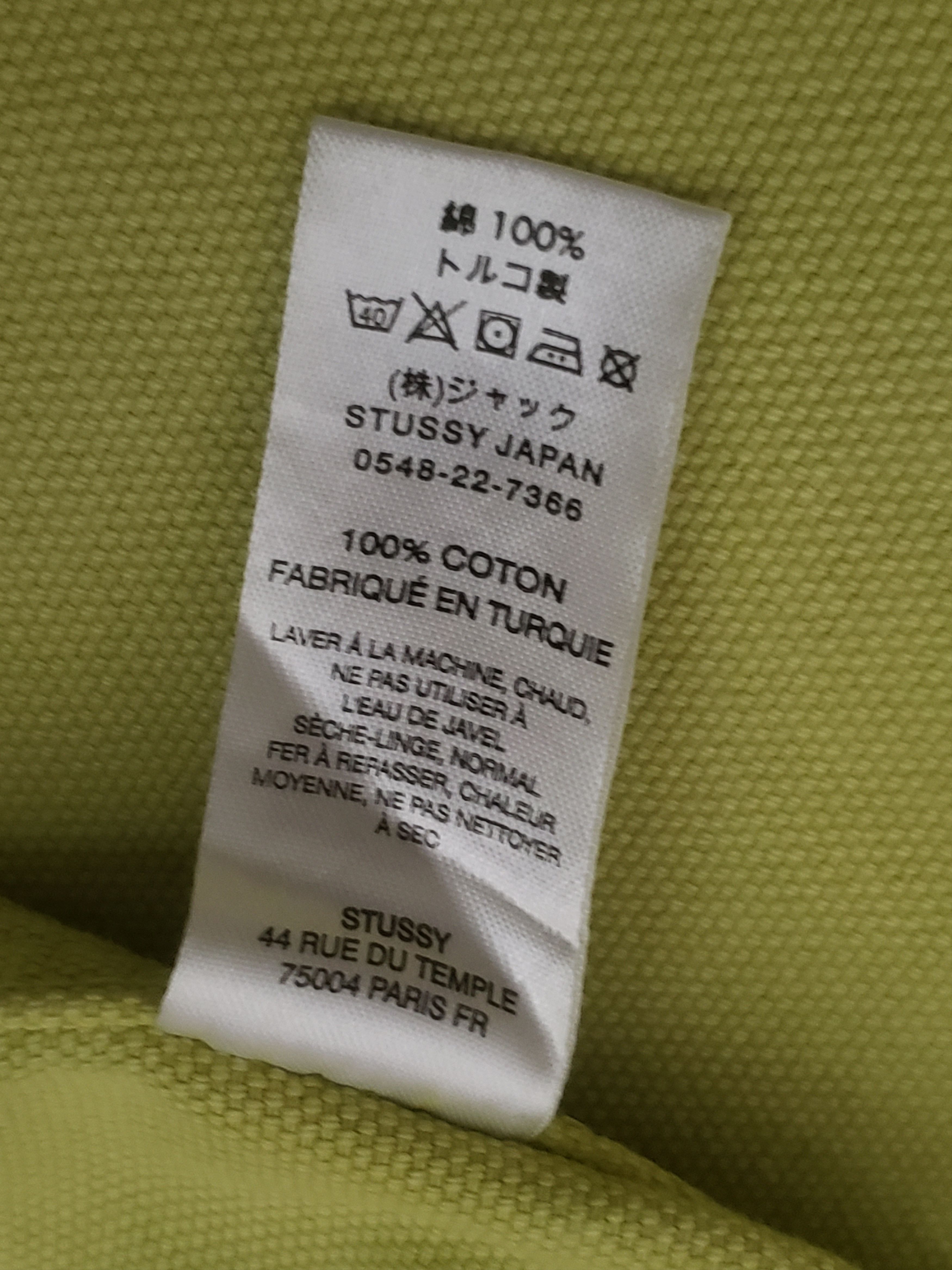 Stussy Stussy 2021 Washed Canvas Zip Work Shirt Size US XL / EU 56 / 4 - 5 Thumbnail