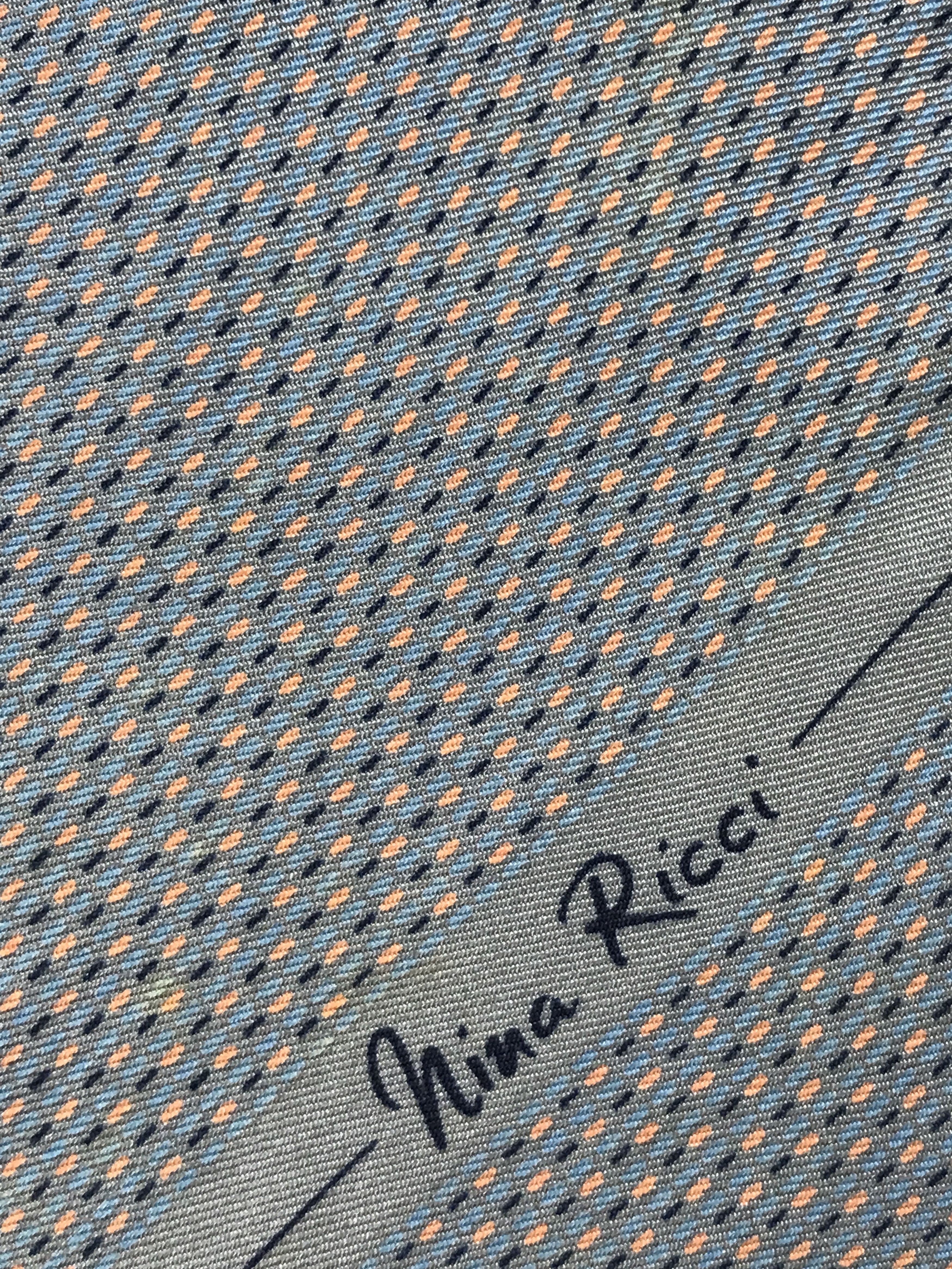 Designer × Vintage Vintage Nina Ricci Silk Necktie Size ONE SIZE - 5 Thumbnail