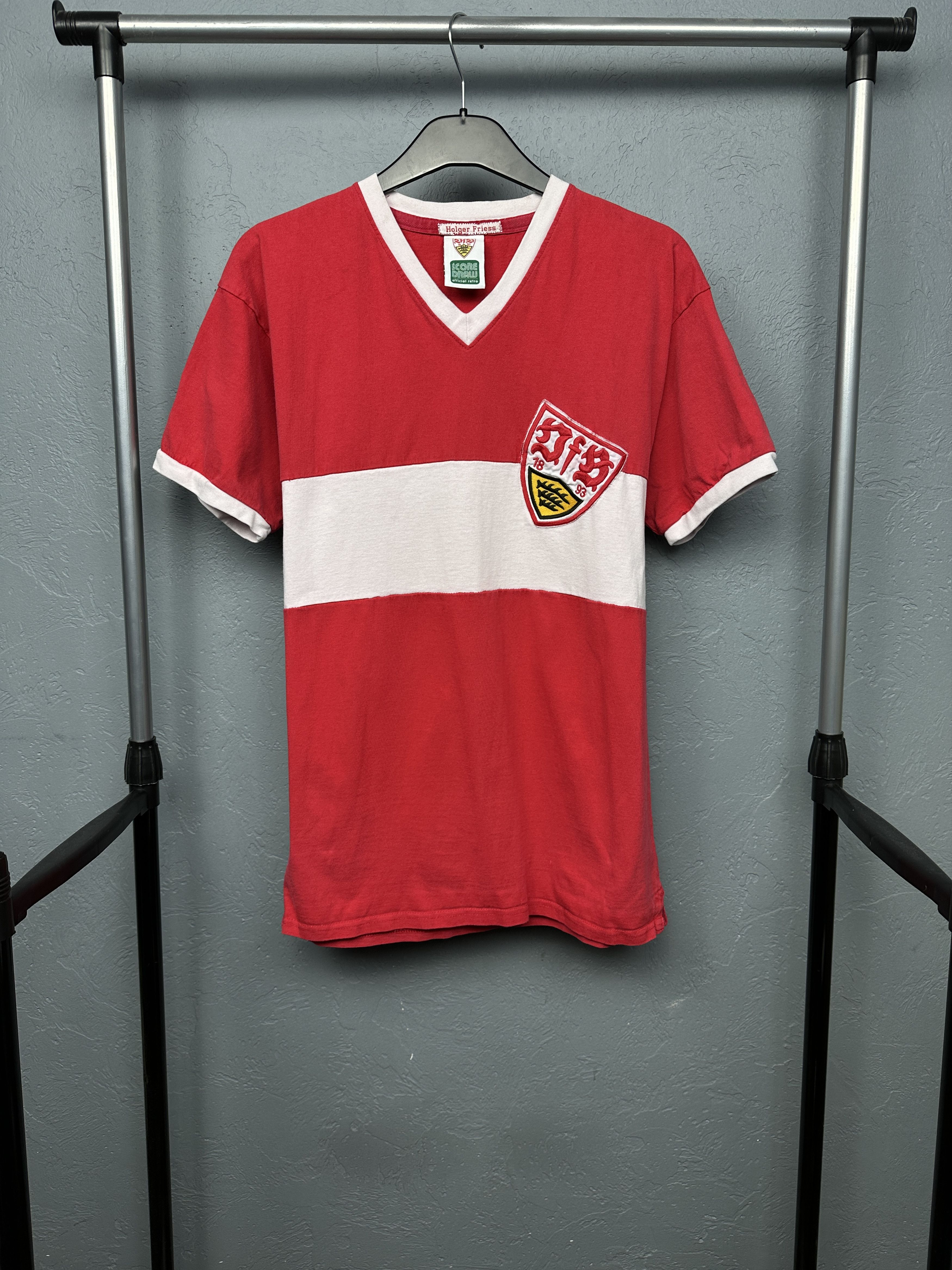 Other VfB Stuttgart Score Draw Mens V-Neck T-Shirt Size US M / EU 48-50 / 2 - 1 Thumbnail