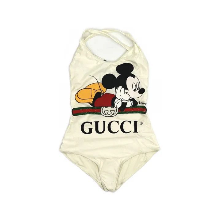 Gucci Gucci x Disney Vintage Cartoon Print Swimsuit-2507 Size 24" / US 00 / IT 34 - 8 Thumbnail