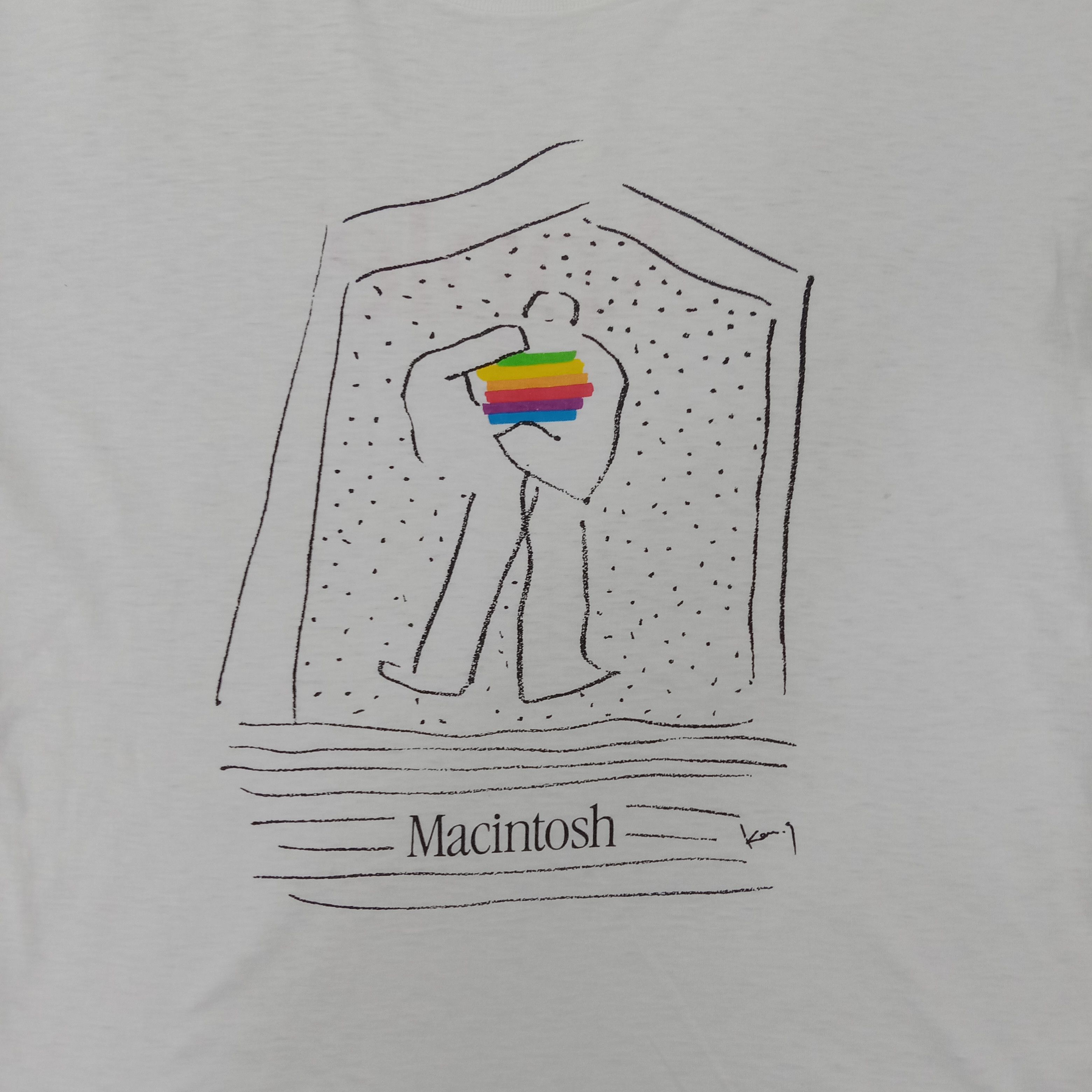 Apple × Vintage Apple Macistosh Electronic Brand Iphone Ipad Tshirt Size US M / EU 48-50 / 2 - 5 Thumbnail