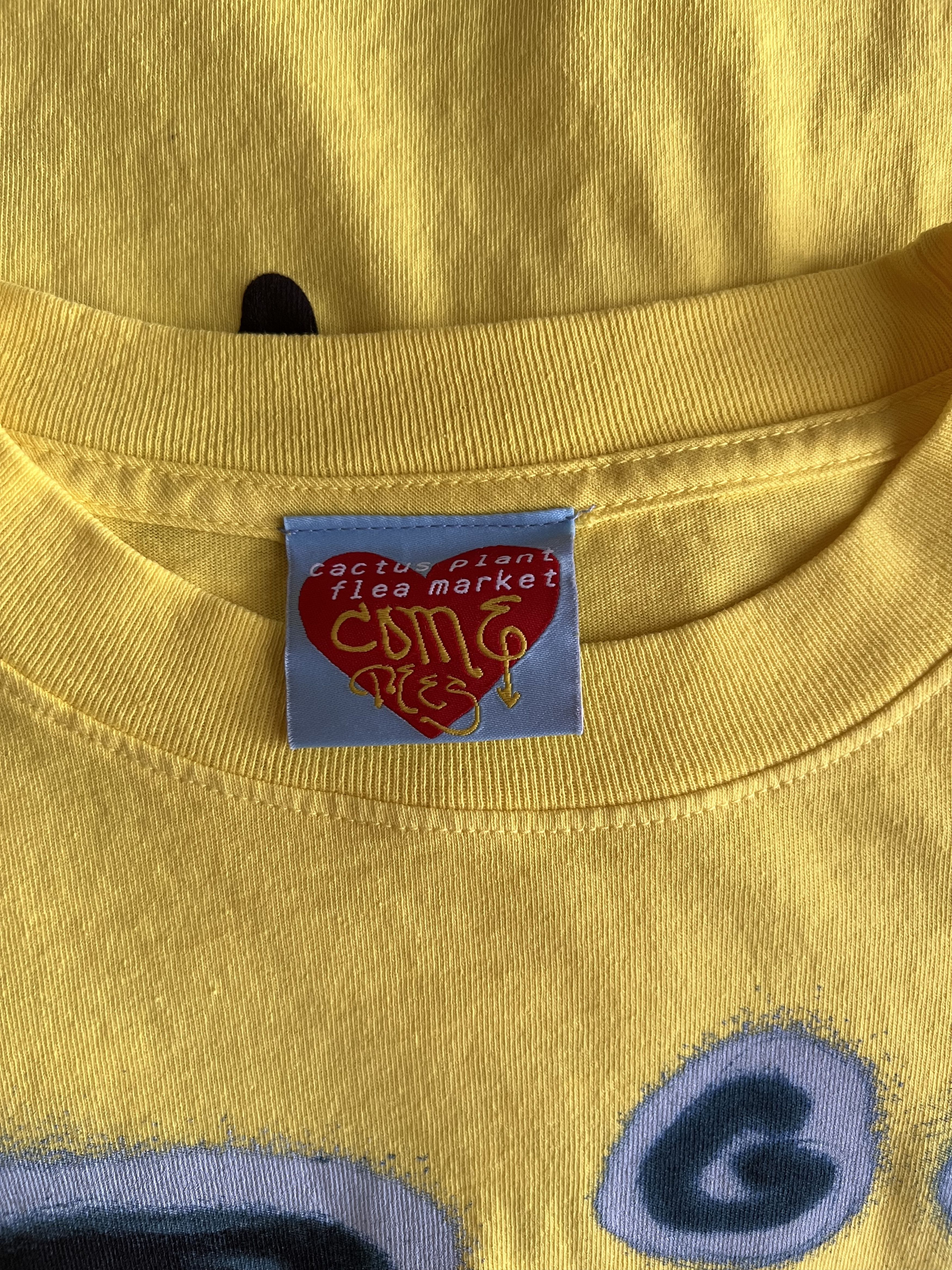 Cactus Plant Flea Market × Come Tees CPFM Come Tees Long Sleeve Tee in Flounder Yellow Size US XXL / EU 58 / 5 - 6 Thumbnail