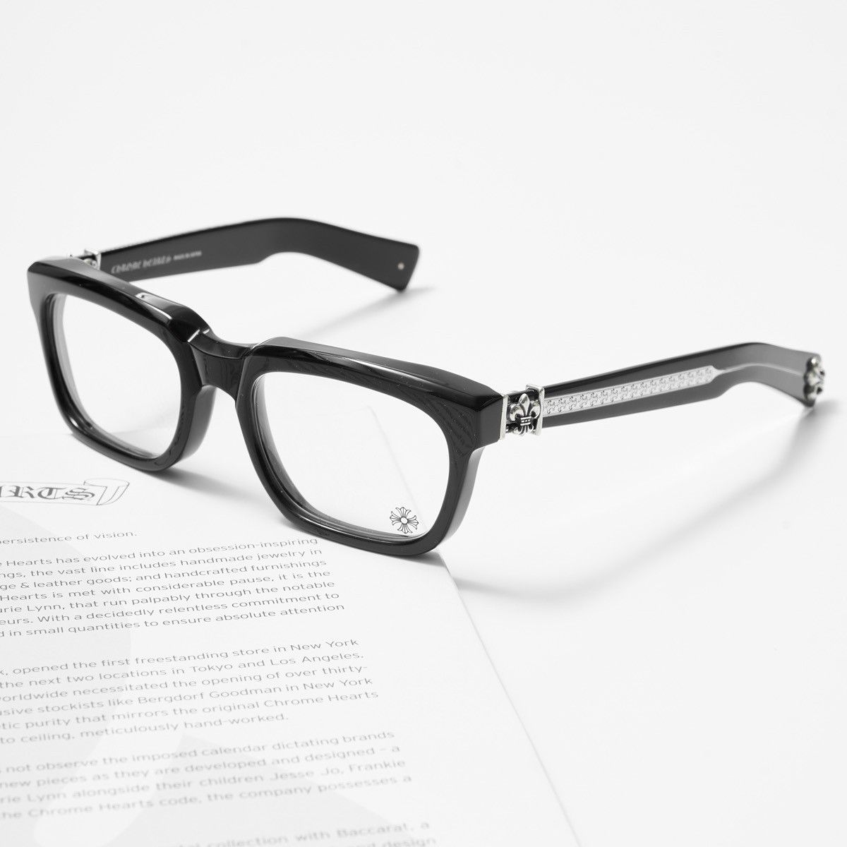 Chrome Hearts CHROME HEARTS SEE YOU IN TEA BLACK GLASSES Size ONE SIZE - 2 Thumbnail