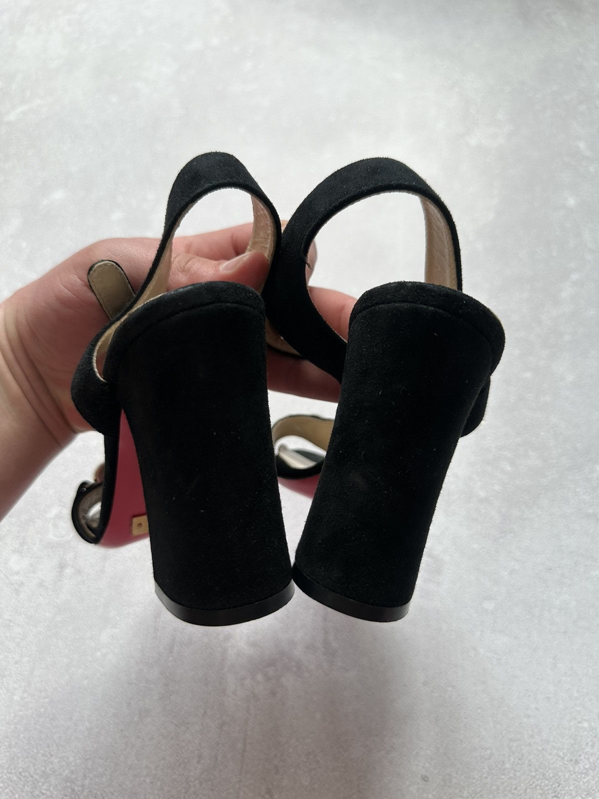 Versace versace 1969 shoes women platform black sz 36 made in Italy Size US 6 / IT 36 - 8 Thumbnail