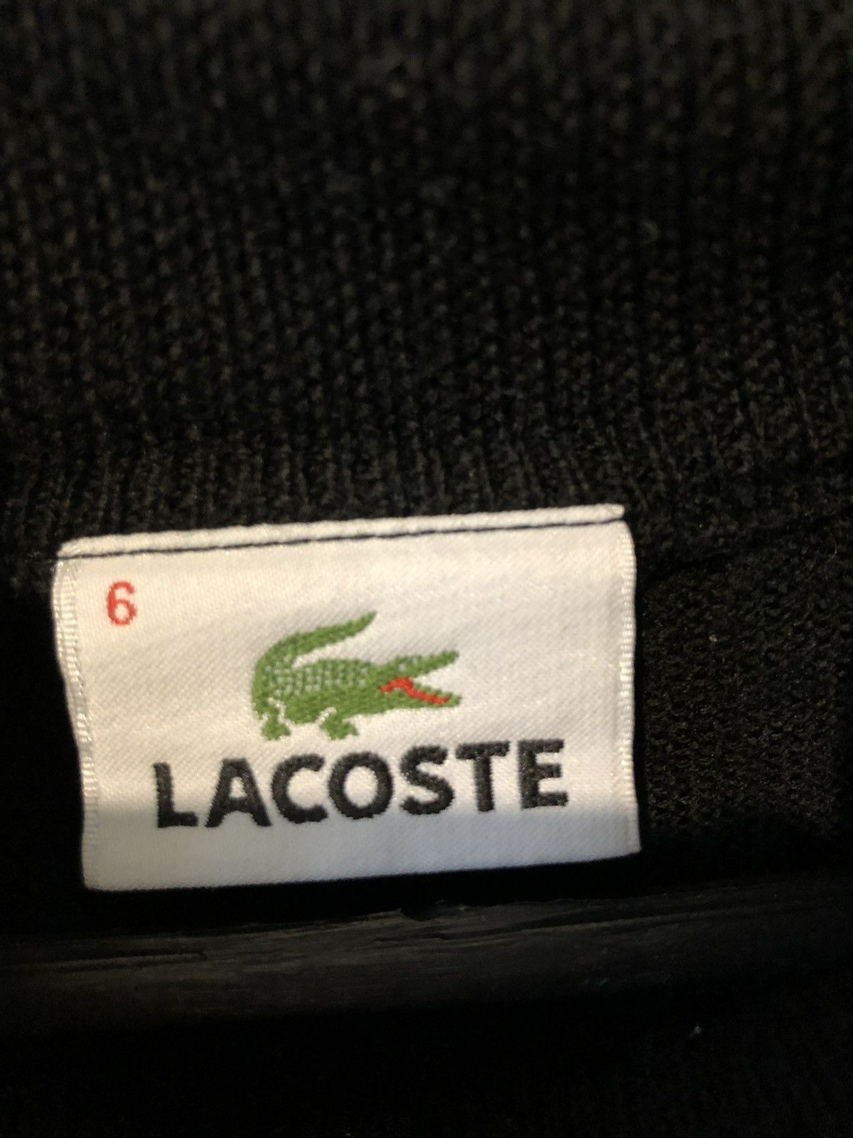 Lacoste Wool Sweater Lacoste Zipped Black Size US L / EU 52-54 / 3 - 4 Thumbnail
