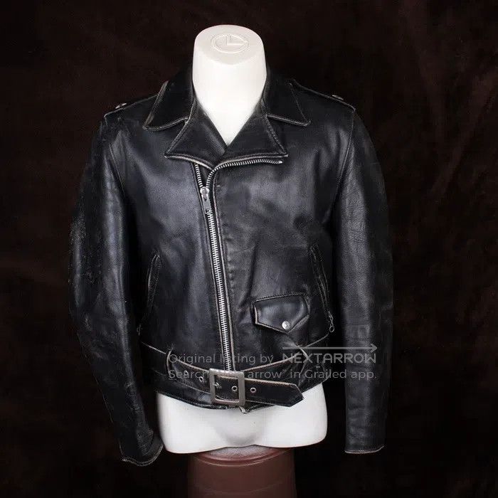 Schott Schott Genuine leather coat Size US XXS / EU 40 - 1 Thumbnail