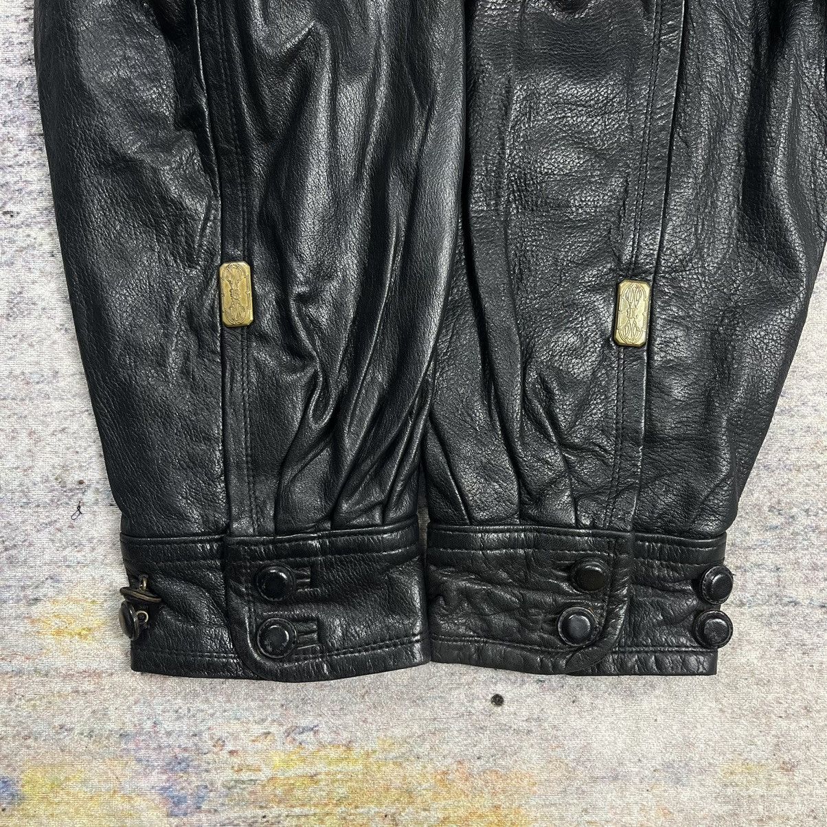 Japanese Brand × Le Grande Bleu (L.G.B.) × Nicole Club 90s Boutique Nicole by itsuko trucker lace leather jacket Size US M / EU 48-50 / 2 - 8 Thumbnail