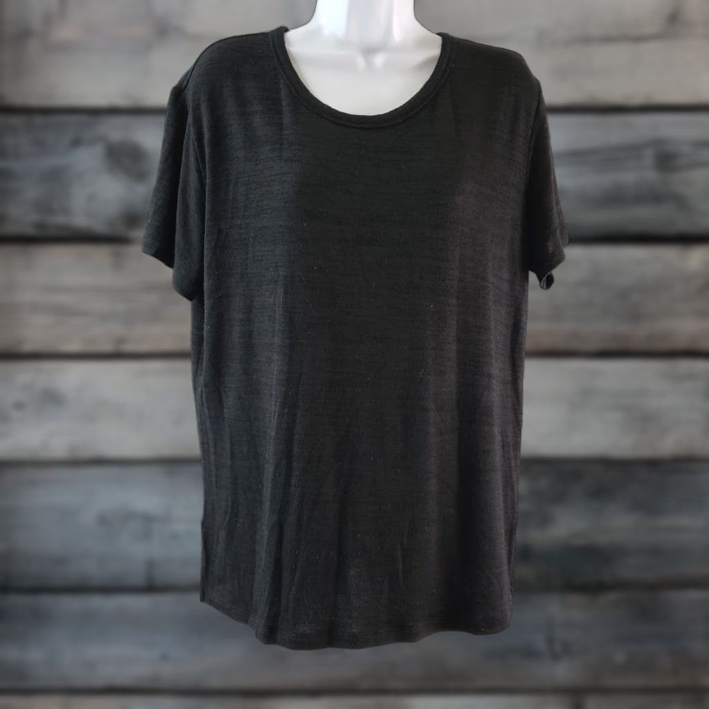 Vintage VINTAGE Wilfred Free Womens Knit Top Shirt Womens Large Black Short Sleeve Size L / US 10 / IT 46 - 1 Thumbnail