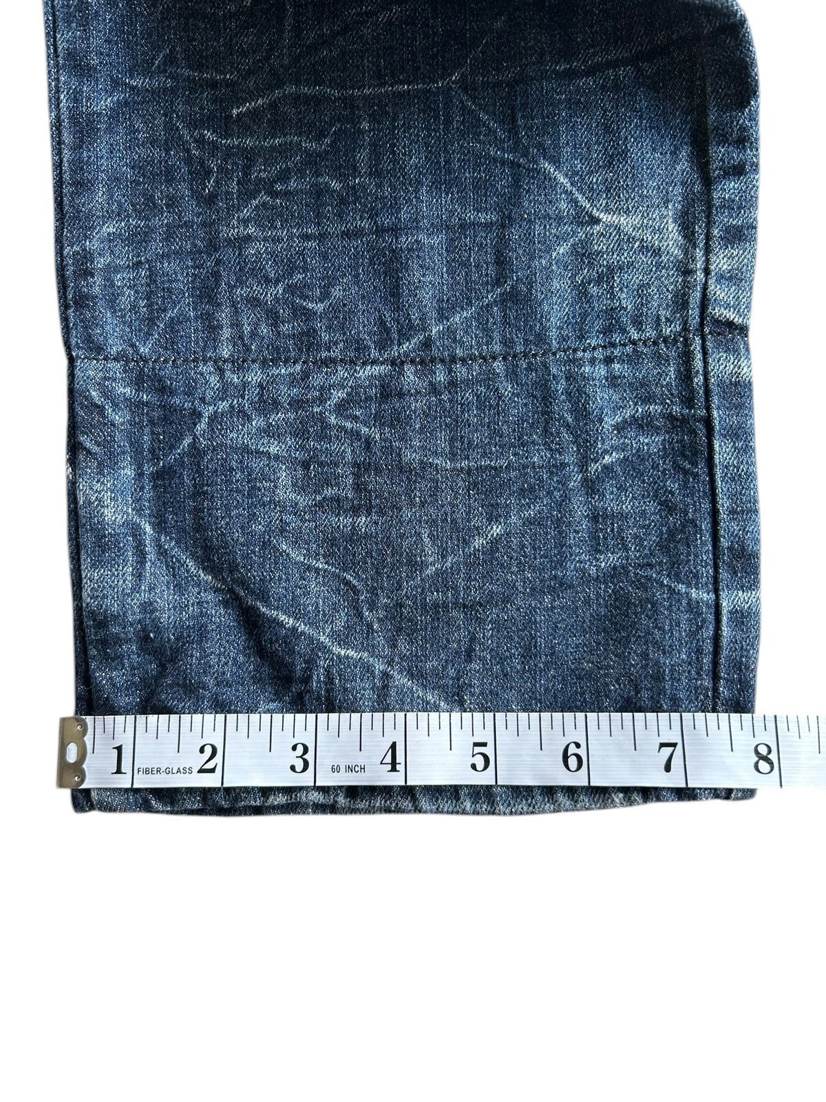 Kapital Nylaus Double Waist Japanese Punk Bondage Grunge Denim Jeans Size US 33 - 17 Thumbnail